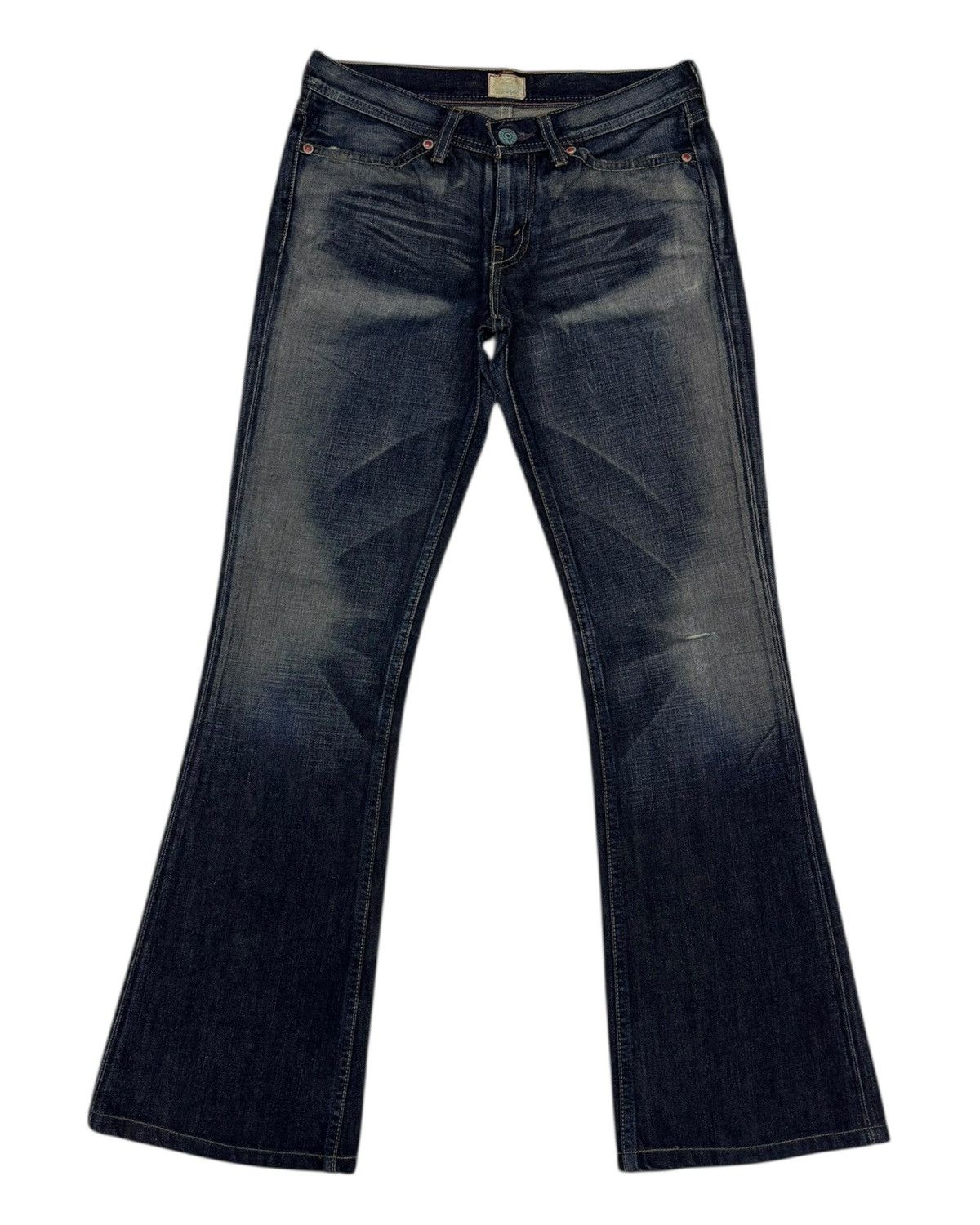 Levi's Vintage Clothing Vintage Levis 90s Redloop Flared Bootcut Jeans Size 30" / US 8 / IT 44 - 7 Thumbnail