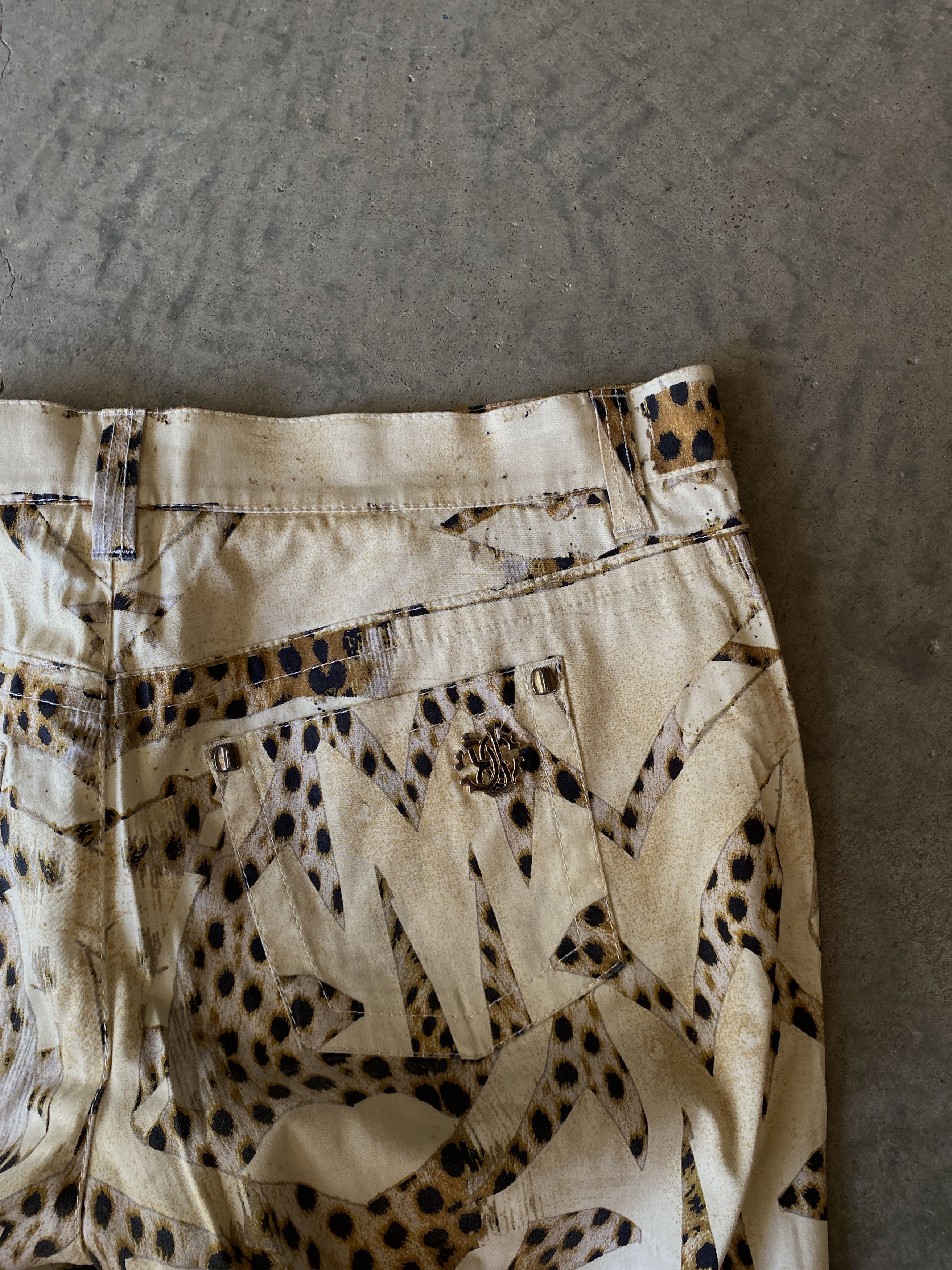 Roberto Cavalli Roberto Cavalli 2007 Printed Leopard Pants Size 34" / US 12 / IT 48 - 5 Thumbnail