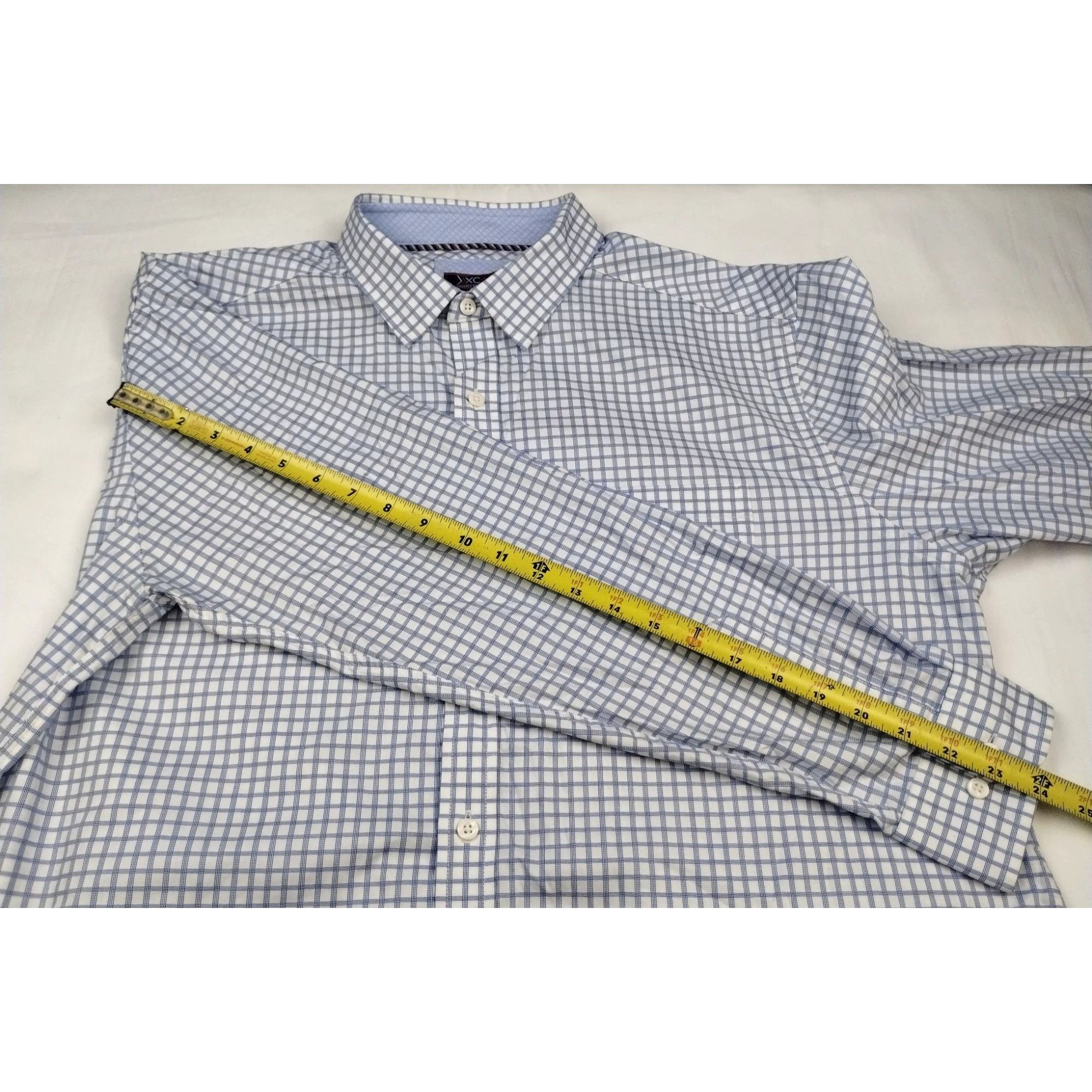 Johnston & Murphy Johnston&Murphy Men's Blue/White Shirt/ButtonUp SzXL SKU3789 Size US XL / EU 56 / 4 - 9 Thumbnail