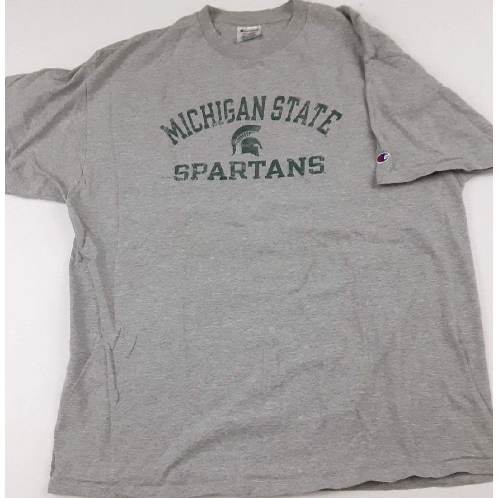 Champion VINTAGE Champion Shirt Mens 2XL Gray Michigan State Spartans Basketball USA Made Grey Size US XXL / EU 58 / 5 - 4 Thumbnail
