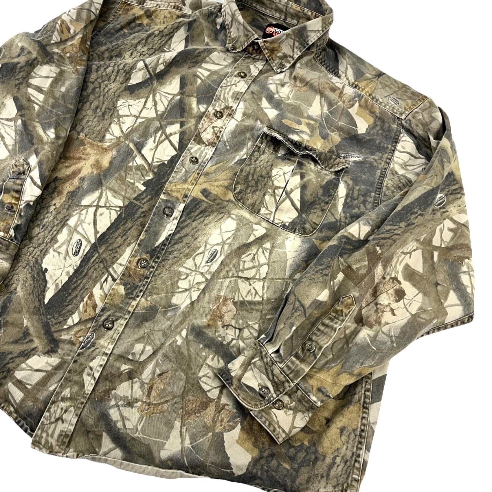 Realtree Realtree Camo Shirt Men 2XL Button-Up Denim Heritage Camouflage Pattern Casual Workwear VTG Y2K Outfiters Ridge Mens Size US XXL / EU 58 / 5 - 3 Thumbnail