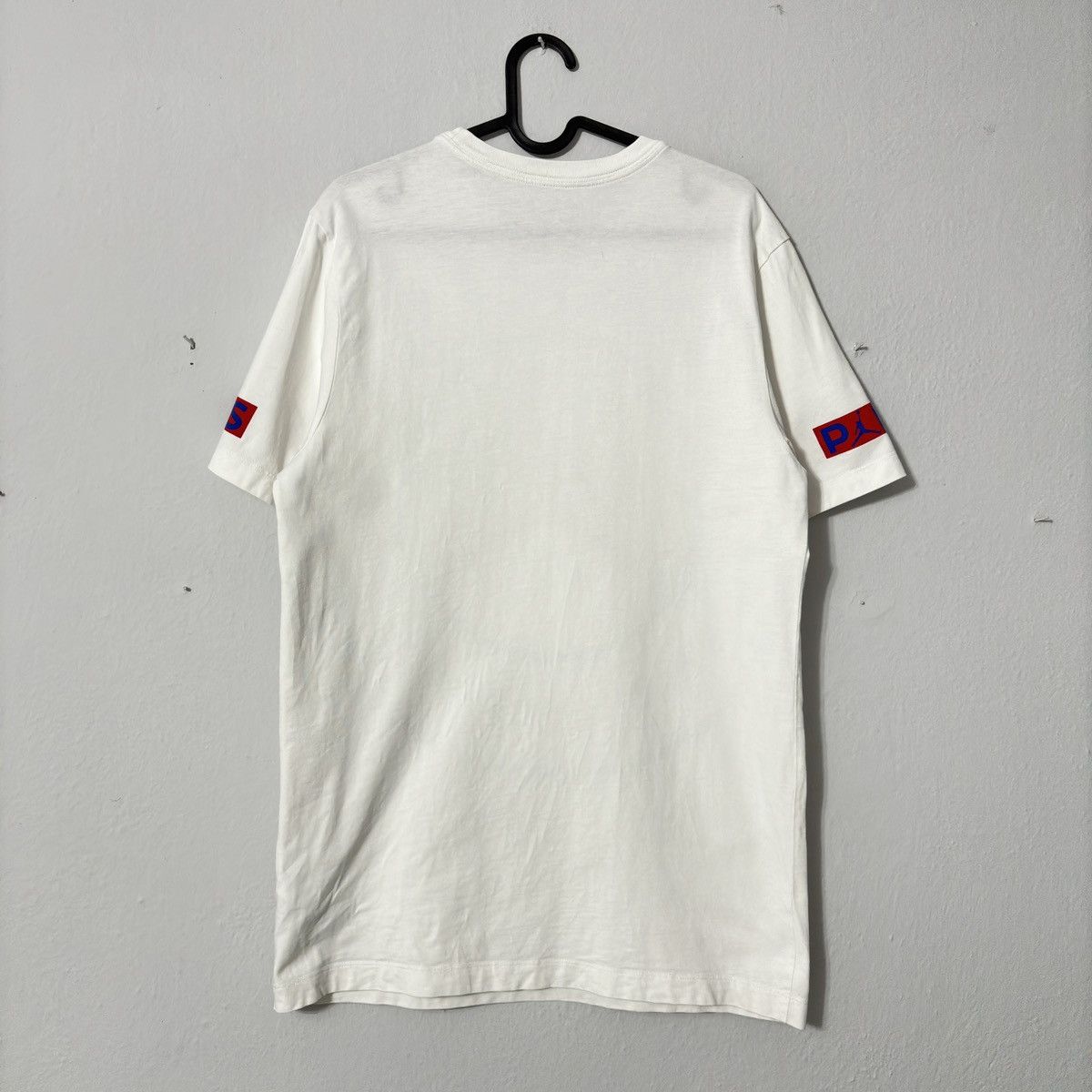 Jordan Brand × Nike PSG Paris Nike Jordan Men SS White Logo Tee Shirt Top Kit Size US M / EU 48-50 / 2 - 8 Thumbnail