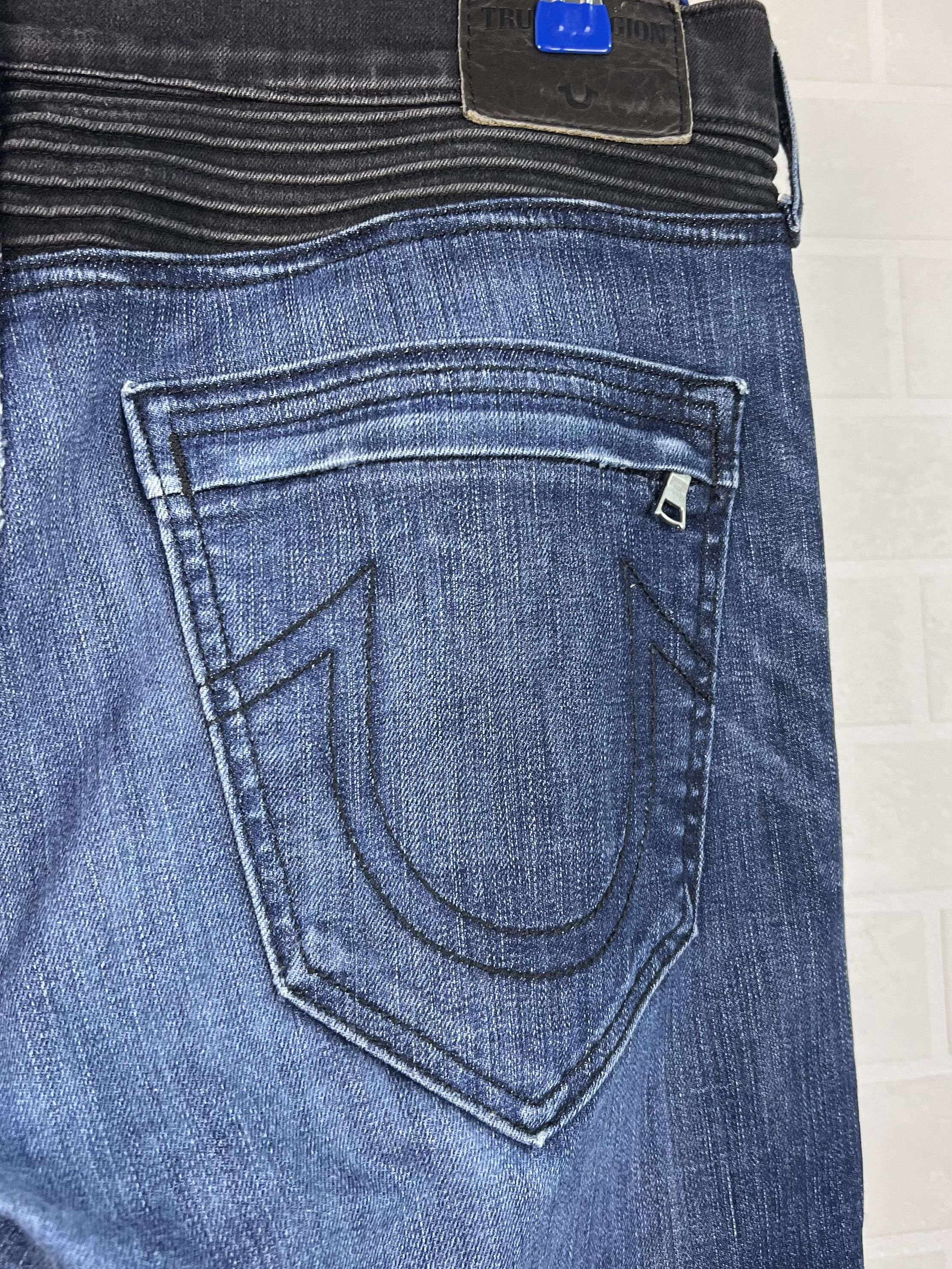 True Religion TRUE RELIGION Denim Pants Pocco Moto Relaxed Skinny 2 Men's Size US 34 / EU 50 - 3 Thumbnail
