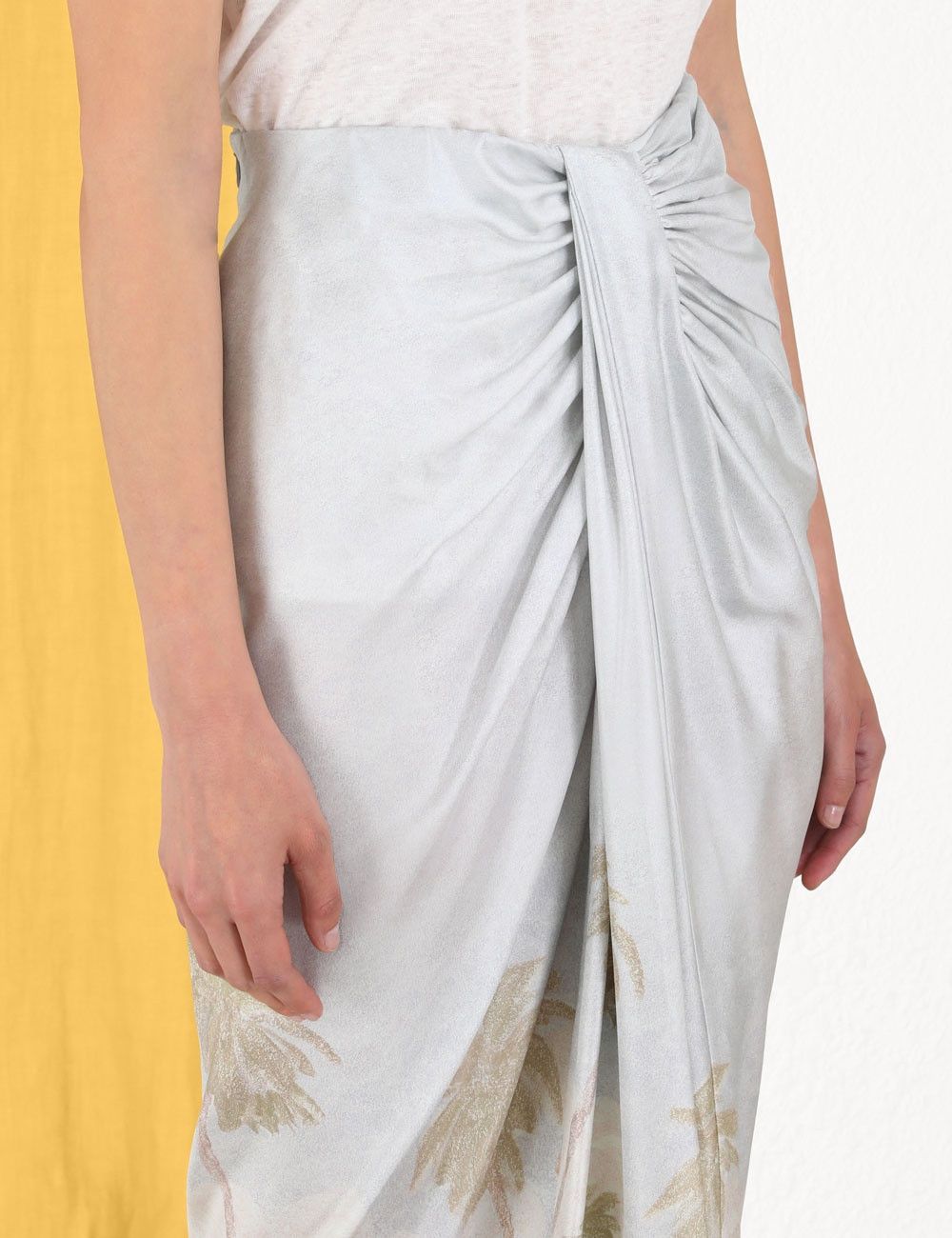 Zimmermann oc11z0425 Sensory Drape Midi Skirt in Multicolor Size 28" / US 6 / IT 42 - 6 Thumbnail