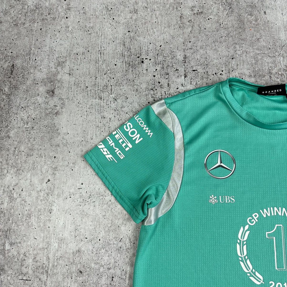 Mercedes-Benz Vintage Mercedes Benz AMG Petronas F1 Formula One Jersey Size US M / EU 48-50 / 2 - 5 Thumbnail