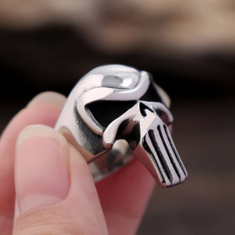 Other Stainless Steel Skull Ring Size ONE SIZE - 3 Thumbnail