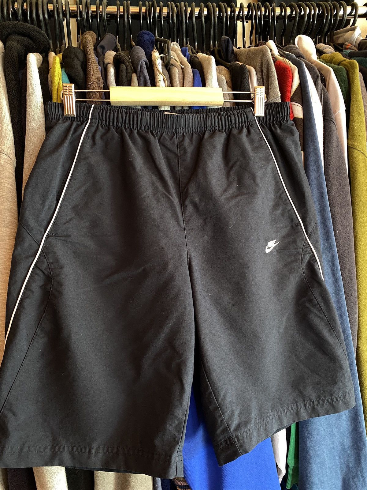 Nike VINTAGE NIKE NYLON SHORTS Y2k Size US 31 - 2 Thumbnail