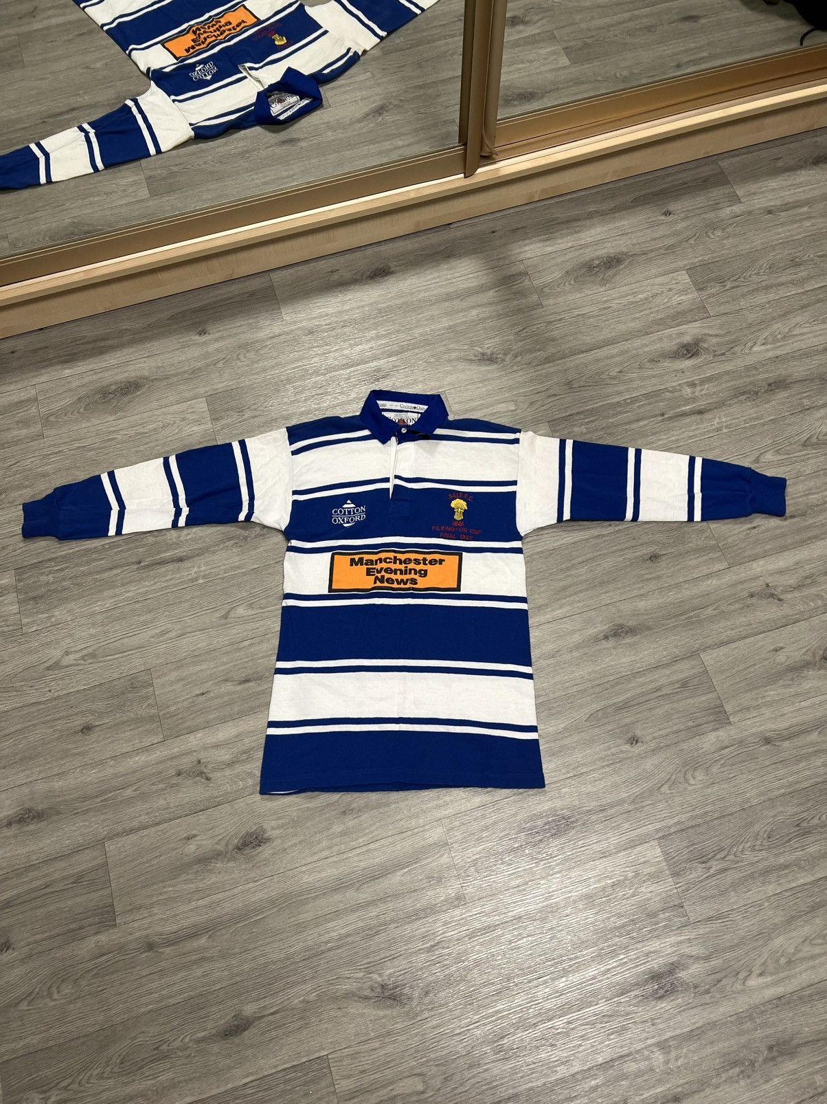Vintage Cotton Oxford Pilkington Final Cup Rugby 1996/1997 Size S Size US S / EU 44-46 / 1 - 1 Thumbnail