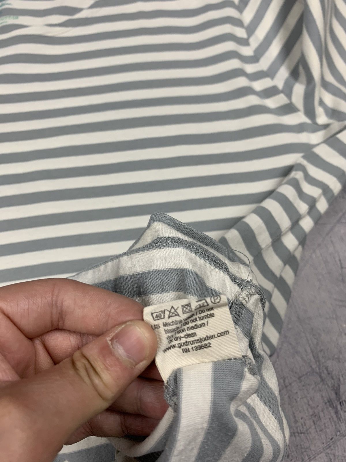 Gudrun Sjoden Gudrun Sjoden Striped Long Sleeve T-Shirt Size XXL Y2K Size XXL / US 16-18 / IT 52-54 - 7 Thumbnail