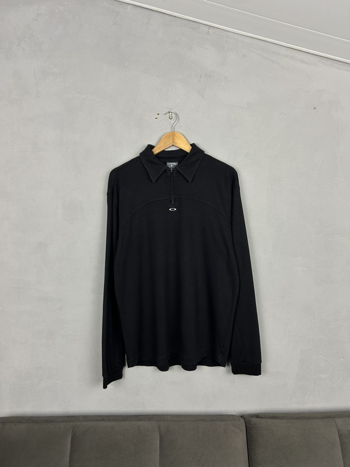 Oakley Vintage Oakley centre logo 1/3 zip sweatshirt Size US L / EU 52-54 / 3 - 1 Thumbnail
