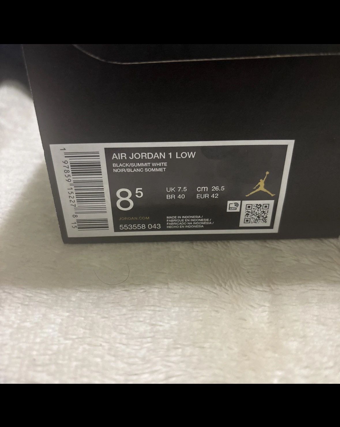 Jordan Brand Air Jordan 1 “Orcas” Size US 8.5 / EU 41-42 - 6 Thumbnail