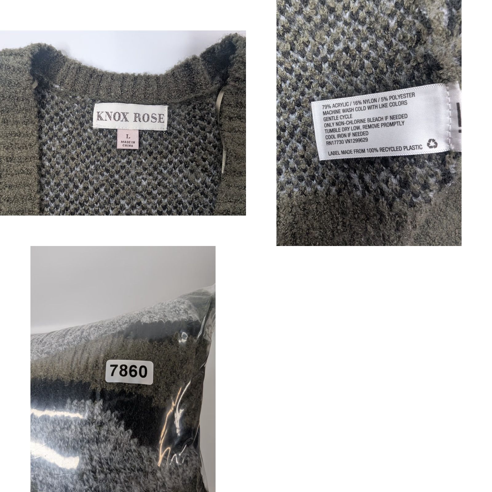 Vintage VINTAGE Knox Rose Camo Cardigan Women Sweater Large Olive Long Sleeve Open Front Boho Size L / US 10 / IT 46 - 8 Thumbnail