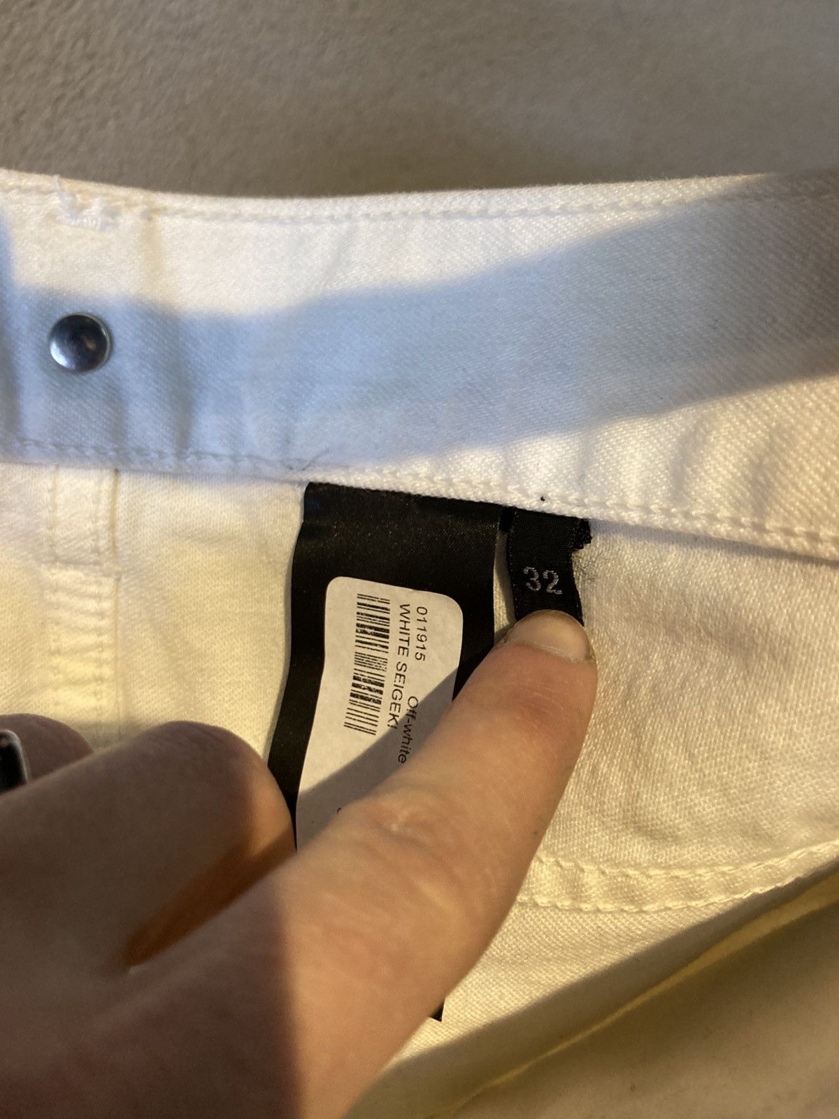 Fagassent Toshiki Aoki Seigeki White Denim Size US 32 / EU 48 - 4 Thumbnail