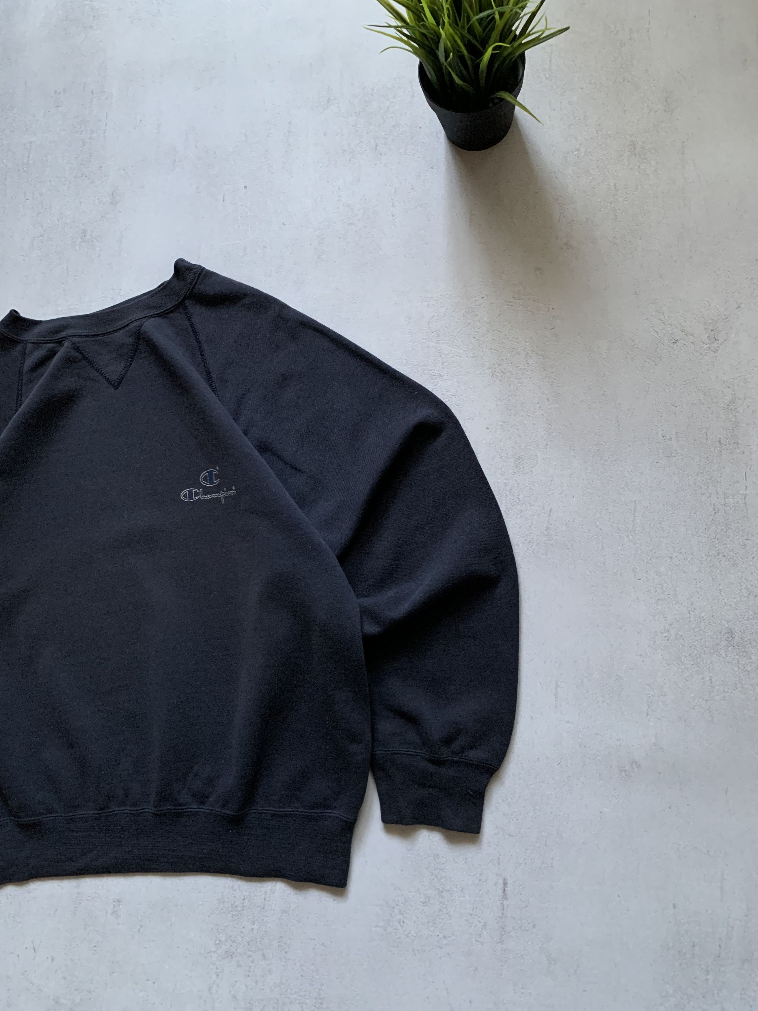 Champion × Vintage Vintage Champion Sweatshirt Crewneck Baggy Double Logo 90s Size US M / EU 48-50 / 2 - 3 Thumbnail