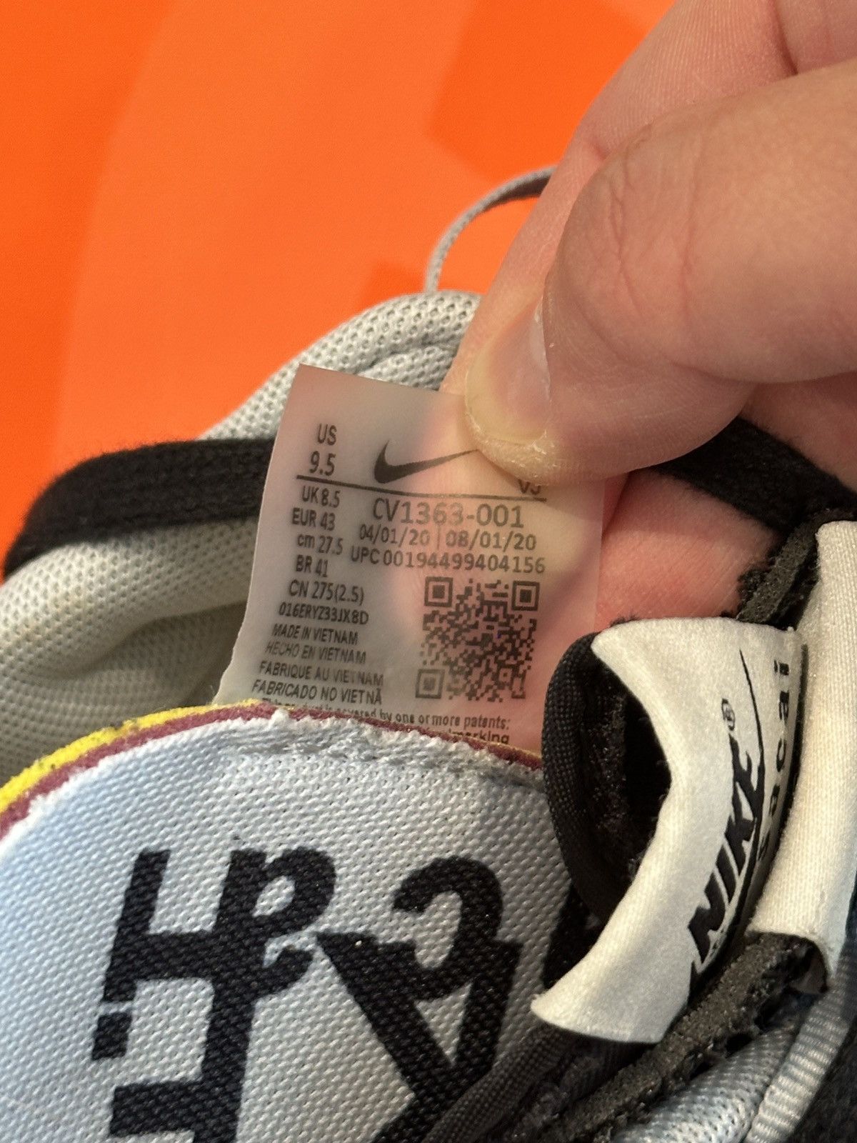 Nike × Sacai Nike Sacai Vaporwaffle. Black and White Size US 9.5 / EU 42-43 - 7 Thumbnail