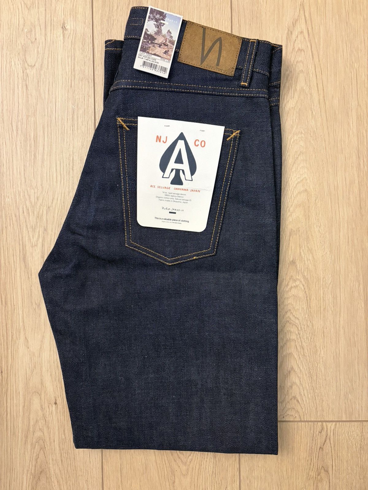 Nudie Jeans Nudie Jeans - Tuff Tony Dry Ace Selvage 30/32 Size US 30 / EU 46 - 5 Thumbnail