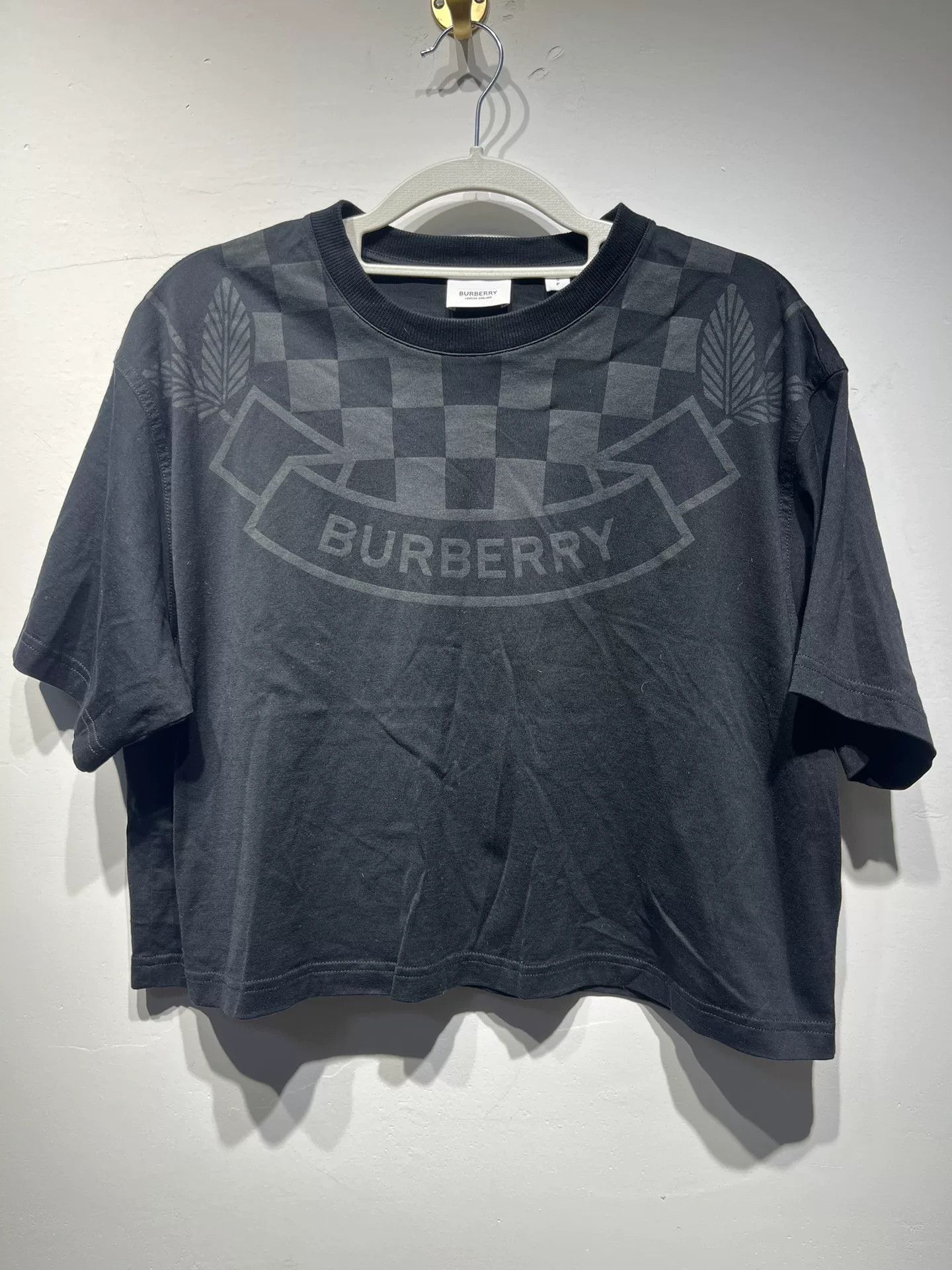 Burberry Burberry Black T-Shirt S Women Size S / US 4 / IT 40 - 1 Thumbnail