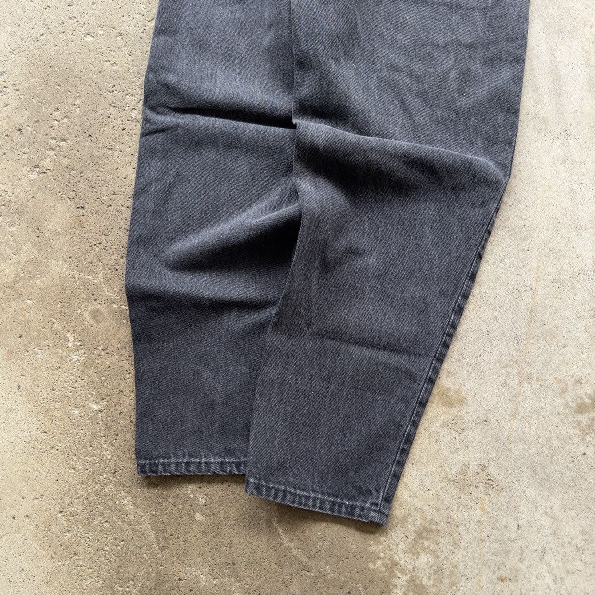 Levi's 90s Levi's 560 Faded Black Jeans ERD Grunge Chrome Size US 31 - 13 Thumbnail