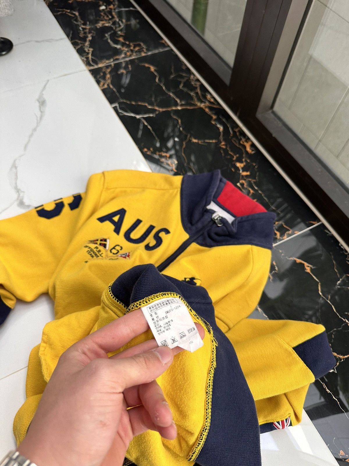 Polo Ralph Lauren × Vintage POLO RALPH LAUREN VINTAGE BIG LOGO ZIP SWEATSHIRT Size US L / EU 52-54 / 3 - 6 Thumbnail
