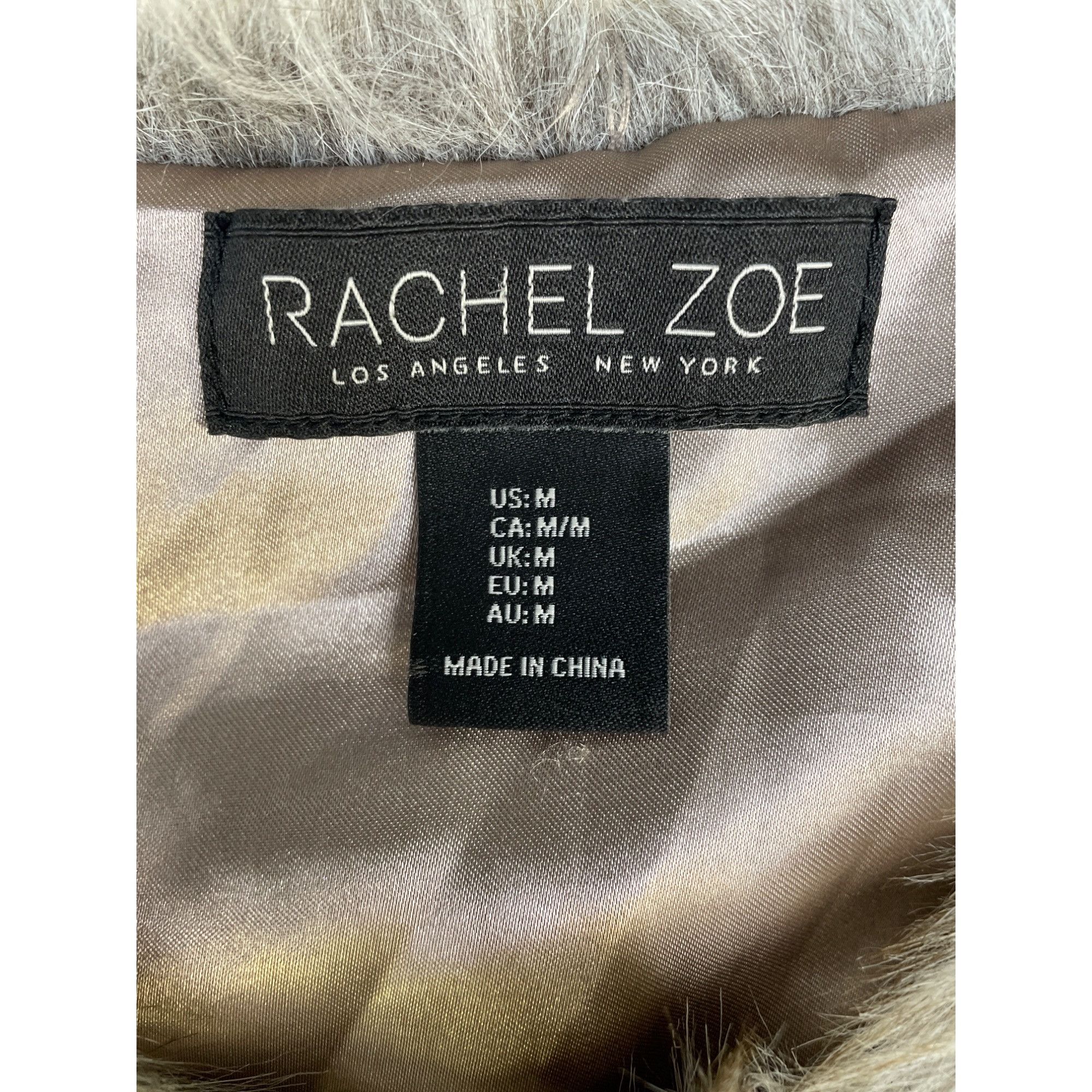 Rachel Zoe Rachel Zoe Women's Faux Fur Vest Brown/Gray Size M SKU 5746 Size M / US 6-8 / IT 42-44 - 5 Thumbnail