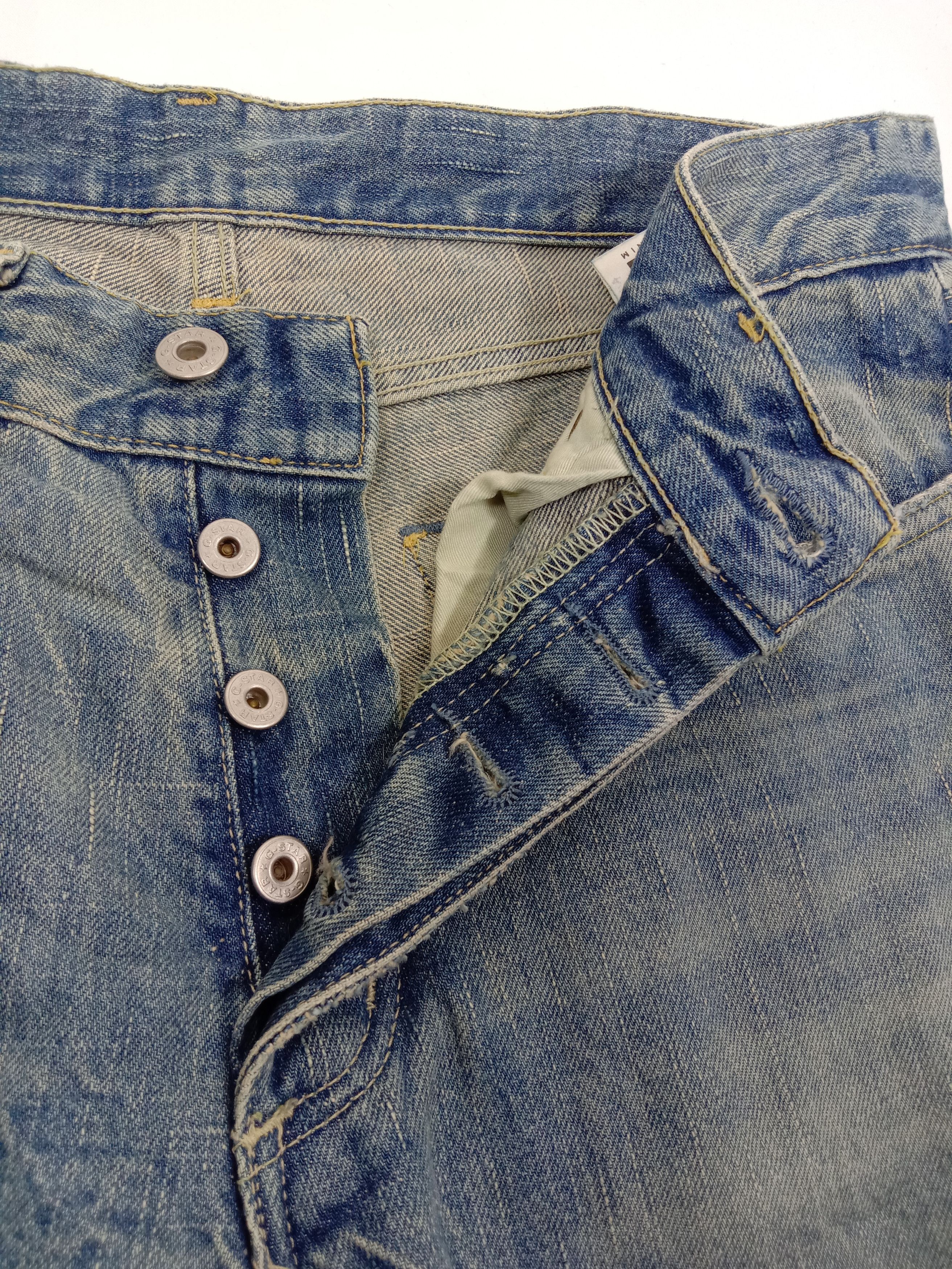 G-Star Vintage G Star Raw Faded Blue Flare Jeans Bell Bottom Denim Size US 32 / EU 48 - 9 Thumbnail