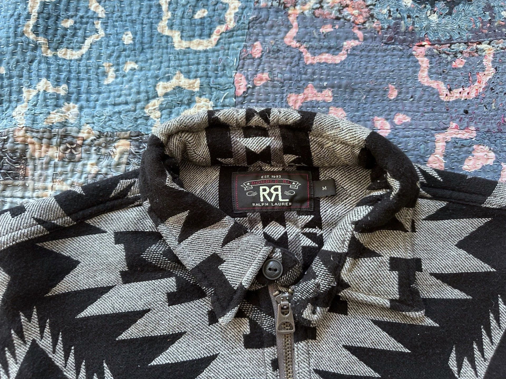 RRL Ralph Lauren RRL Southwest Half-Zip Shirt M Like New Size US M / EU 48-50 / 2 - 5 Thumbnail