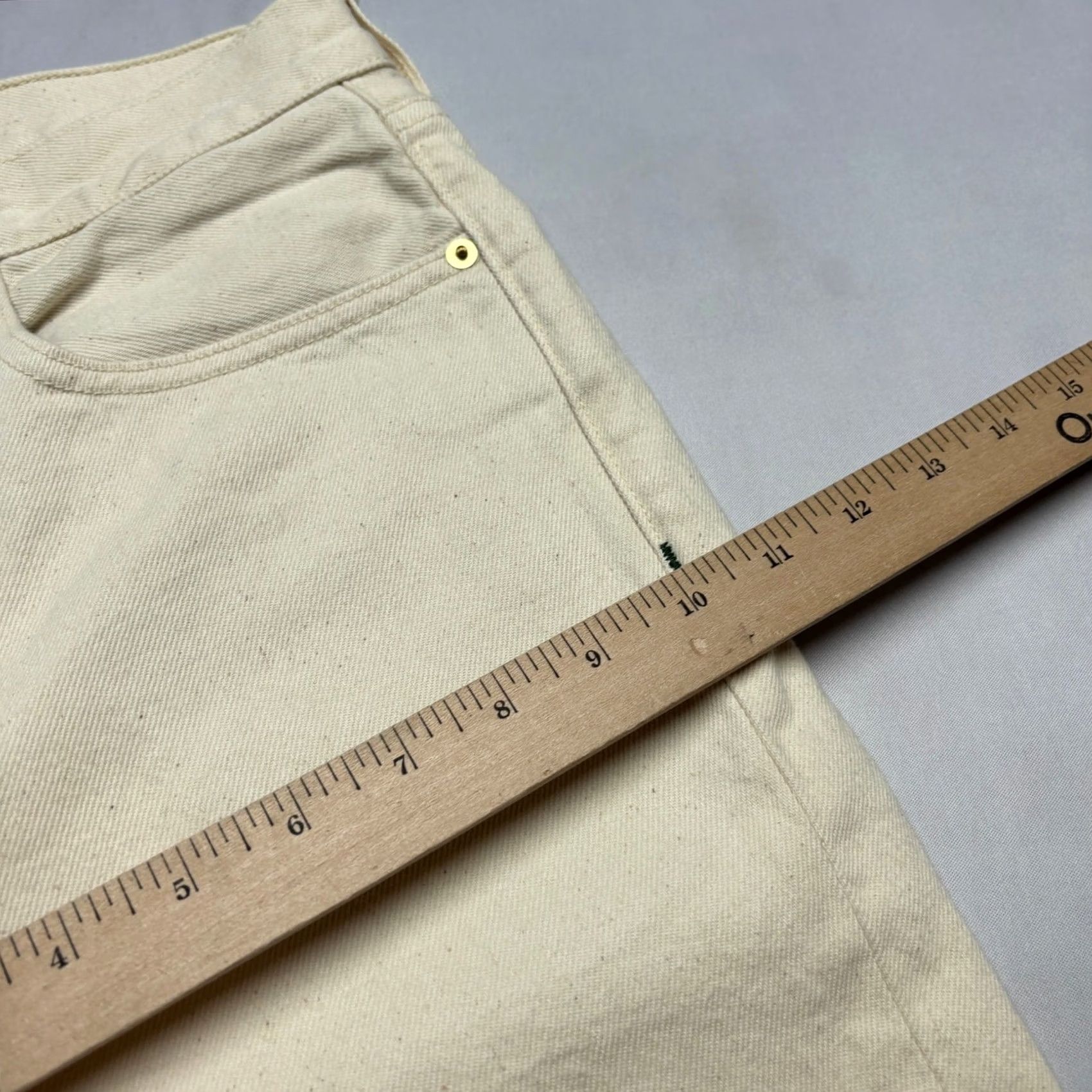 Sid Mashburn Sid Mashburn Jean Slim Straight 31x30 Natural Rinse Denim Mens Size US 31 - 7 Thumbnail