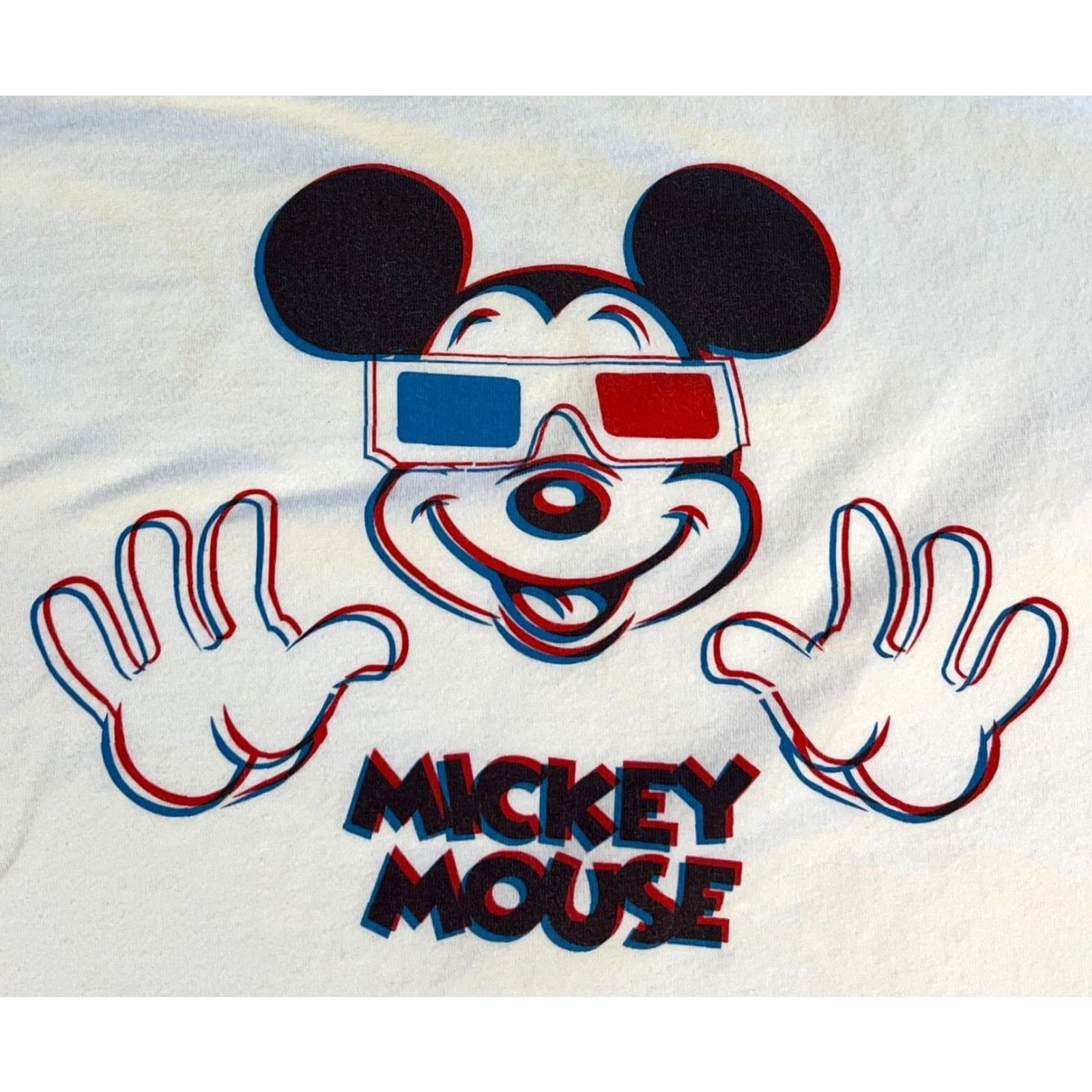 Uniqlo Uniqlo Mickey Mouse 3D T-Shirt Unisex Adults Sz M White Cotton Crew Neck Short Sleeve Size US M / EU 48-50 / 2 - 3 Thumbnail