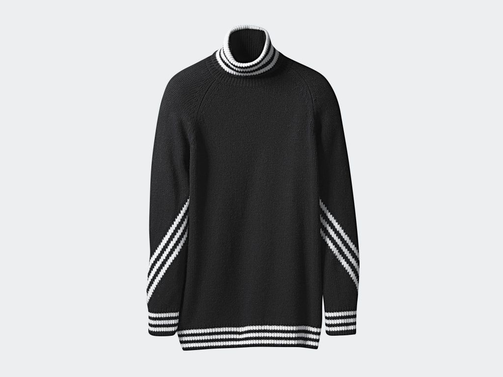 Adidas × White Mountaineering 3stripes Turtleneck Sweater In Black Size US M / EU 48-50 / 2 - 1 Thumbnail