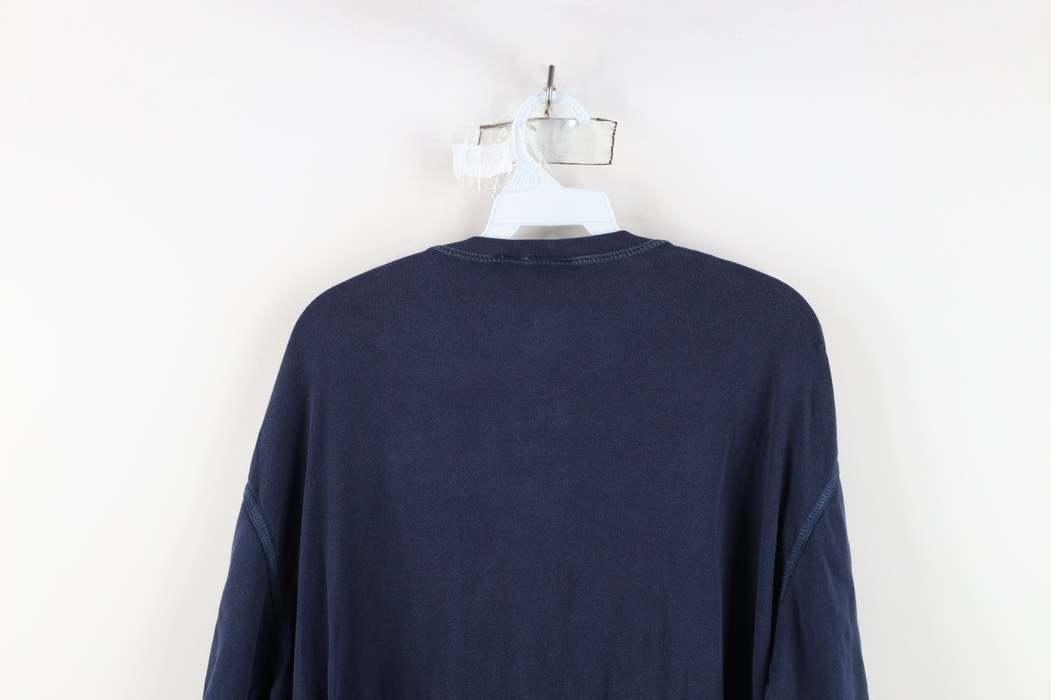 Vintage Vintage 90s Streetwear Knit Long Sleeve Henley T-Shirt Size US M / EU 48-50 / 2 - 14 Thumbnail