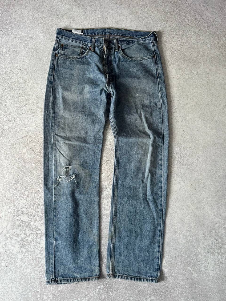 Levi's × Levi's Vintage Clothing × Vintage Vintage Levi’s 501 Washed Blue Denim Baggy Pants Y2K Rare Size US 32 / EU 48 - 3 Thumbnail