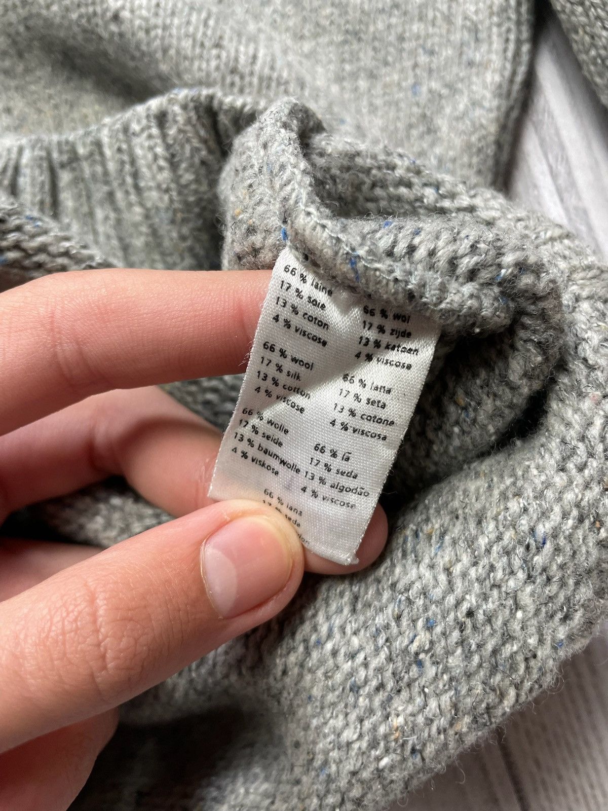 Lacoste × Vintage Vintage Lacoste zip sweater knitted avant-garde size XXL Size US XXL / EU 58 / 5 - 4 Thumbnail