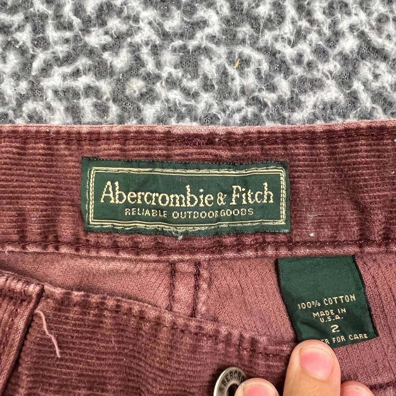 Abercrombie & Fitch Vintage Abercrombie & Fitch Pants Women 2 Corduroy 28x31 Size 29" - 7 Thumbnail