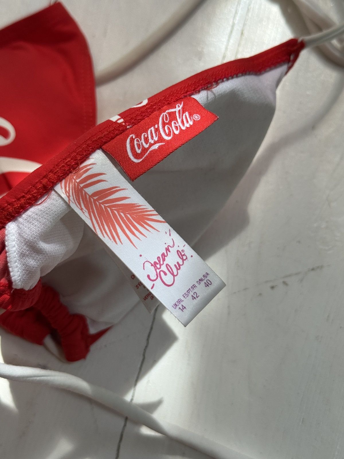 Coca Cola VINTAGE COCA&COLA 2000s BIKINI SWIMSUIT SET Size ONE SIZE - 5 Thumbnail