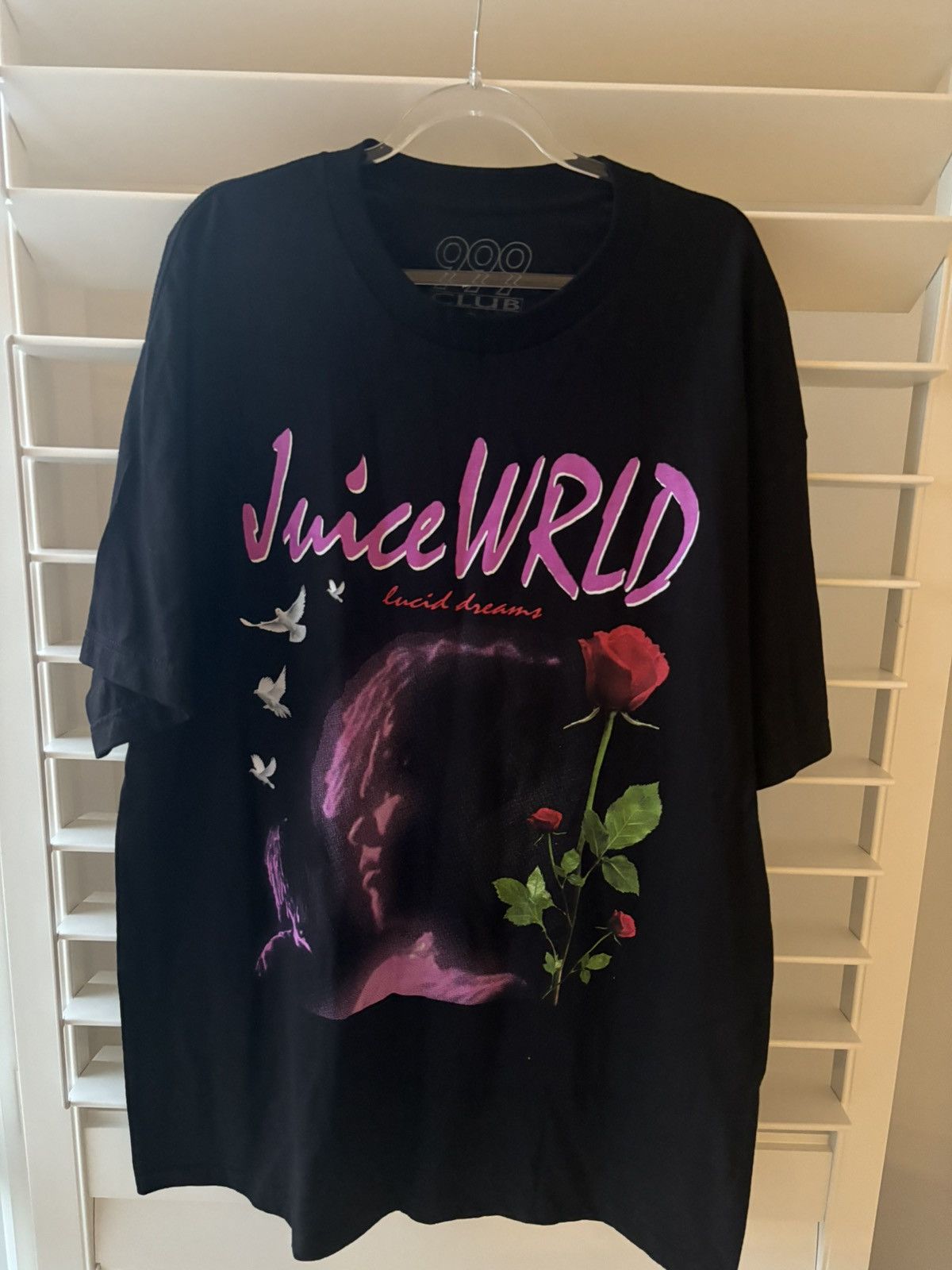 999 Club Juice Wrld Lucid Dreams Rose Tee Size US XL / EU 56 / 4 - 4 Thumbnail