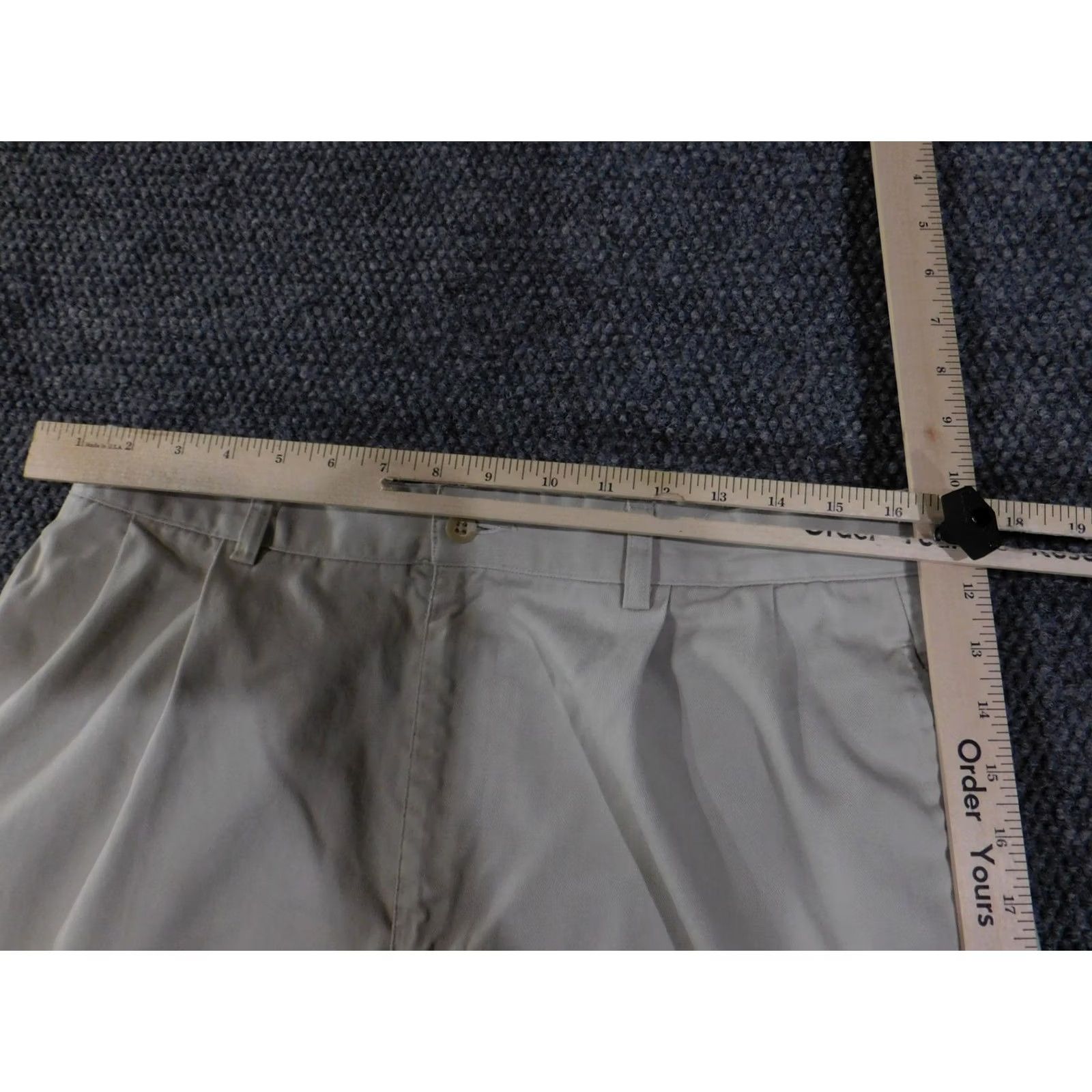 Polo Ralph Lauren VINTAGE Polo Ralph Lauren Pants Mens 36x30 Khaki Beige Hammond Chino Pleated Classic Fit Size US M / EU 48-50 / 2 - 6 Thumbnail