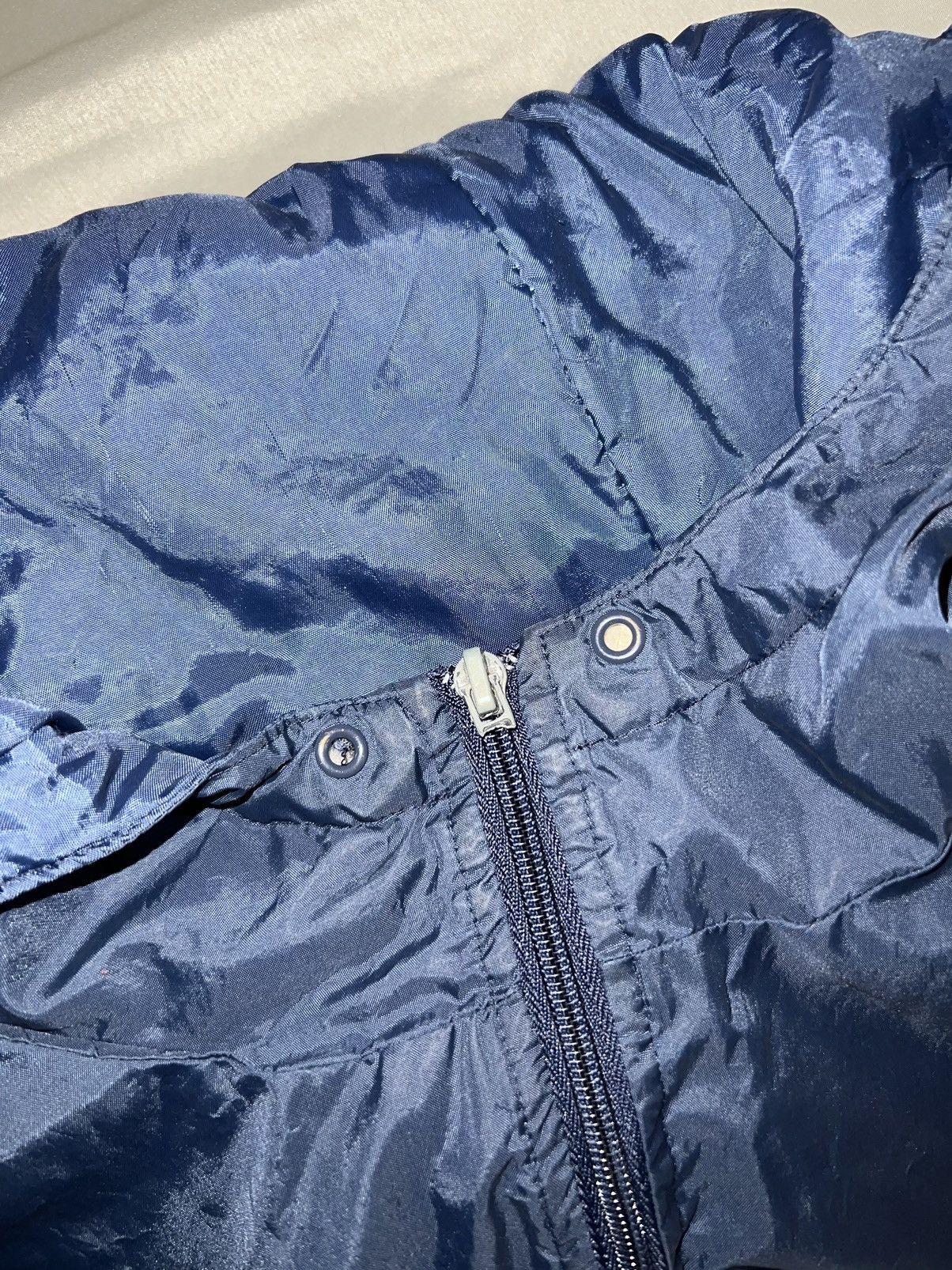 Nike × Vintage Vintage 90s Nike Windbreaker Jacket Blue Size US L / EU 52-54 / 3 - 8 Thumbnail