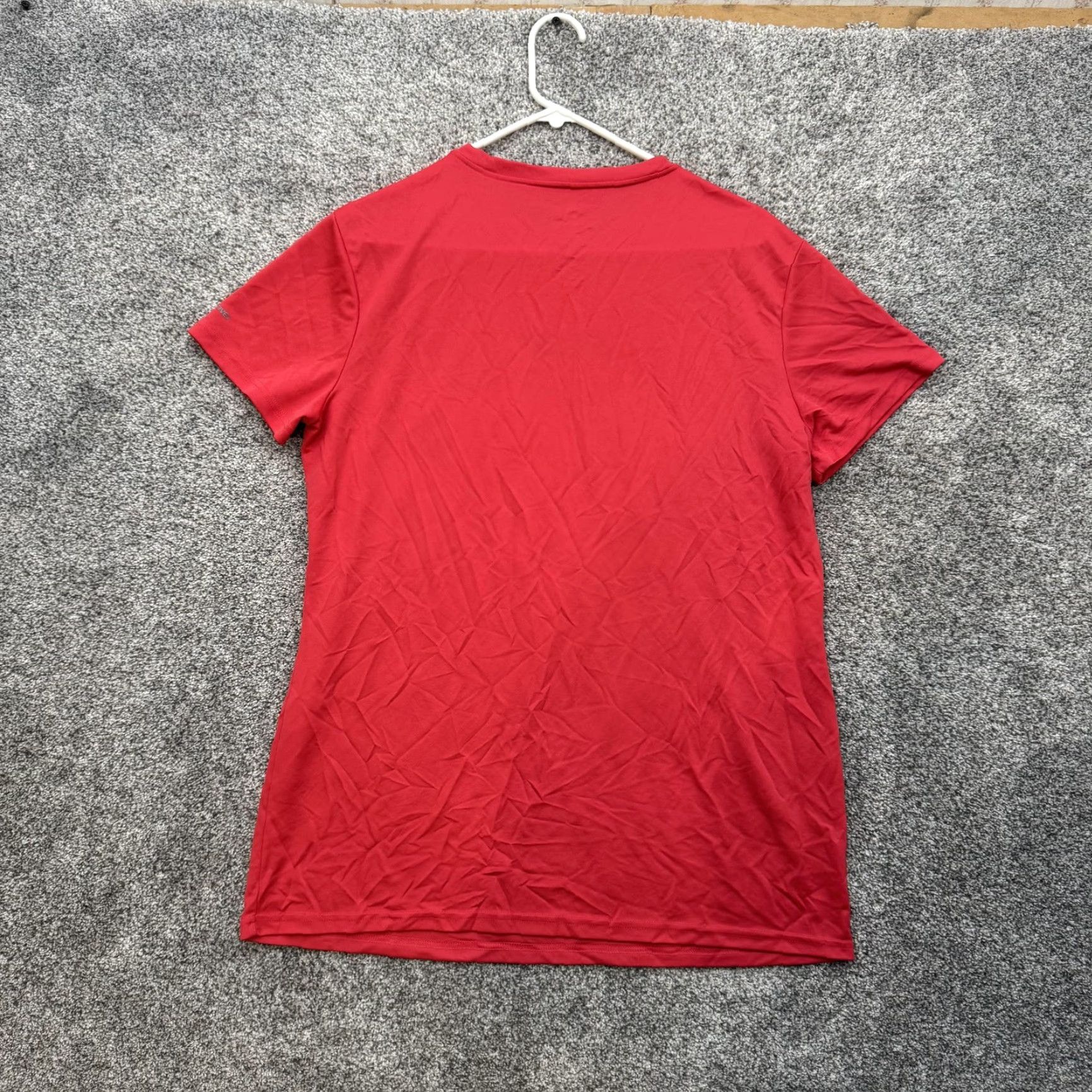 Adidas Adidas Shirt Mens XL Red Athletic Tee Performance Running Workout Lightweight Quick-Dry Breathable Crew Neck Short Sleeve T-Shirt Sports Size US XL / EU 56 / 4 - 5 Thumbnail