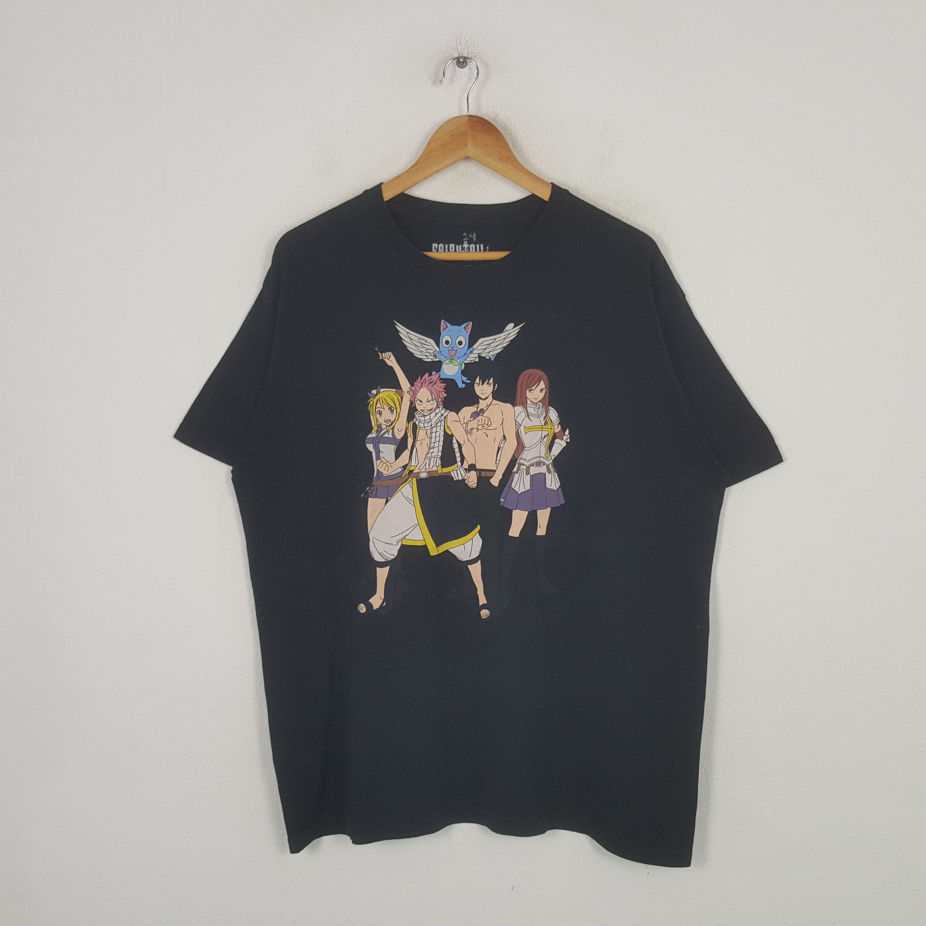 Anime Vintage Fairy Tail Japanese Anime Tshirt RR26 Size US XL / EU 56 / 4 - 1 Thumbnail