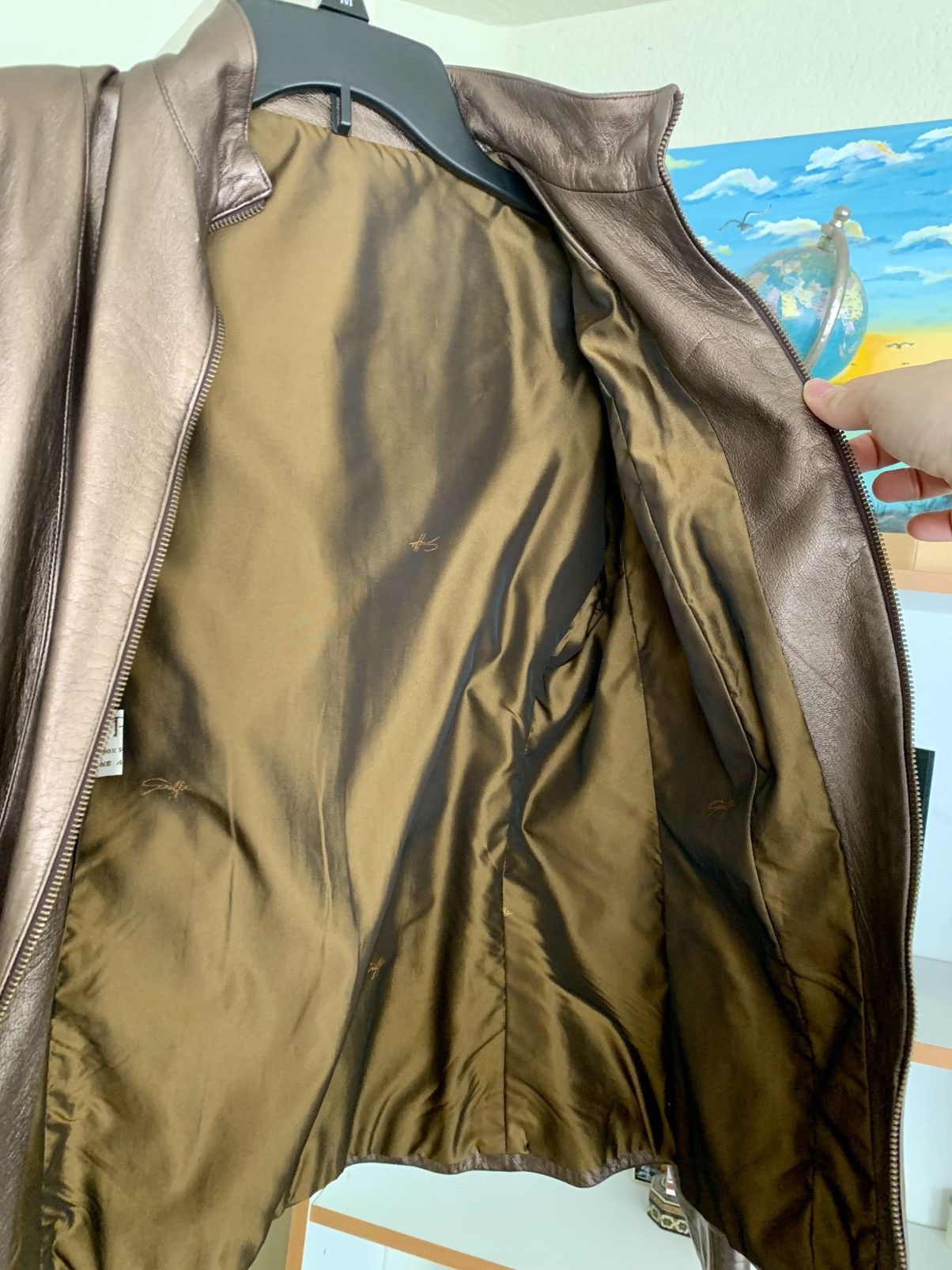 Other Genuine Italian Leather Jacket Size M / US 6-8 / IT 42-44 - 4 Thumbnail