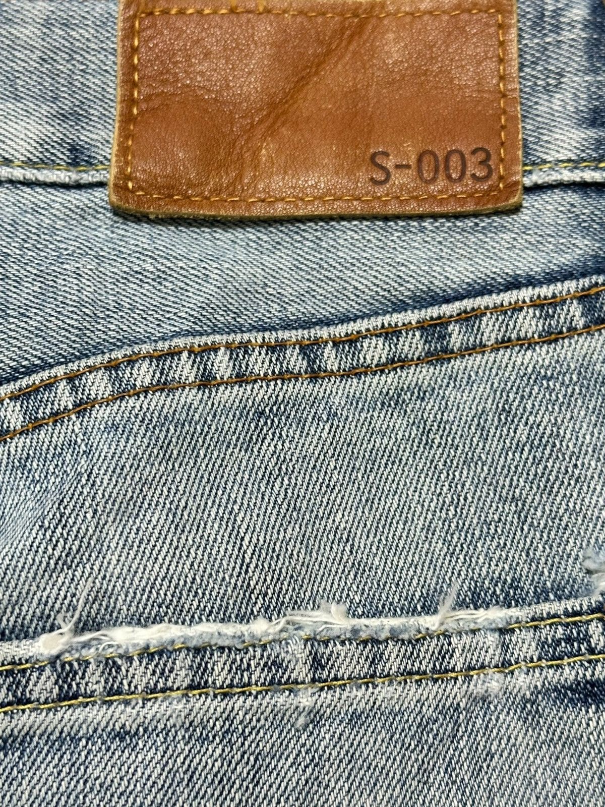 Uniqlo Vintage Uniqlo S-003 Easy Fit Straight Baggy Faded Denim Size US 32 / EU 48 - 6 Thumbnail
