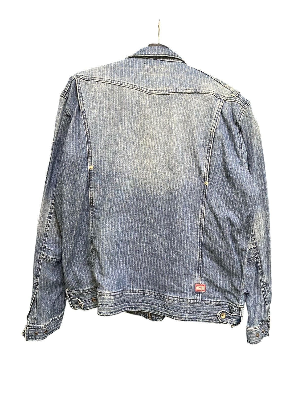 Other VINTAGE BLUE B DENIM WORKER JACKET Size US L / EU 52-54 / 3 - 2 Thumbnail