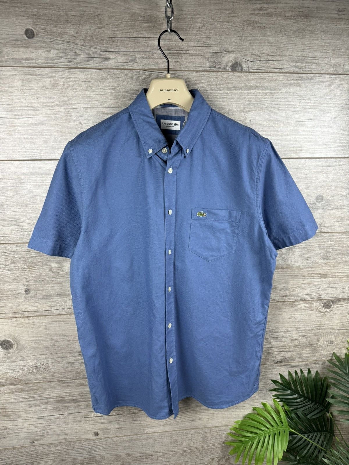 Lacoste × Vintage Lacoste Short-sleeved shirt 👔 Size L Size US L / EU 52-54 / 3 - 4 Thumbnail