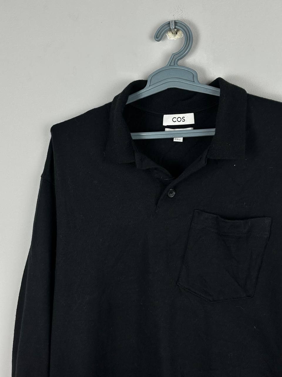 Cos Cos Oversized Black Wool Polo Collar sweater Size US M / EU 48-50 / 2 - 3 Thumbnail