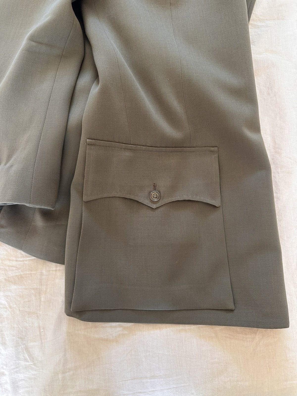 Vintage Vintage 1950’s Western Gabardine Action Back Duster Coat Size US M / EU 48-50 / 2 - 4 Thumbnail