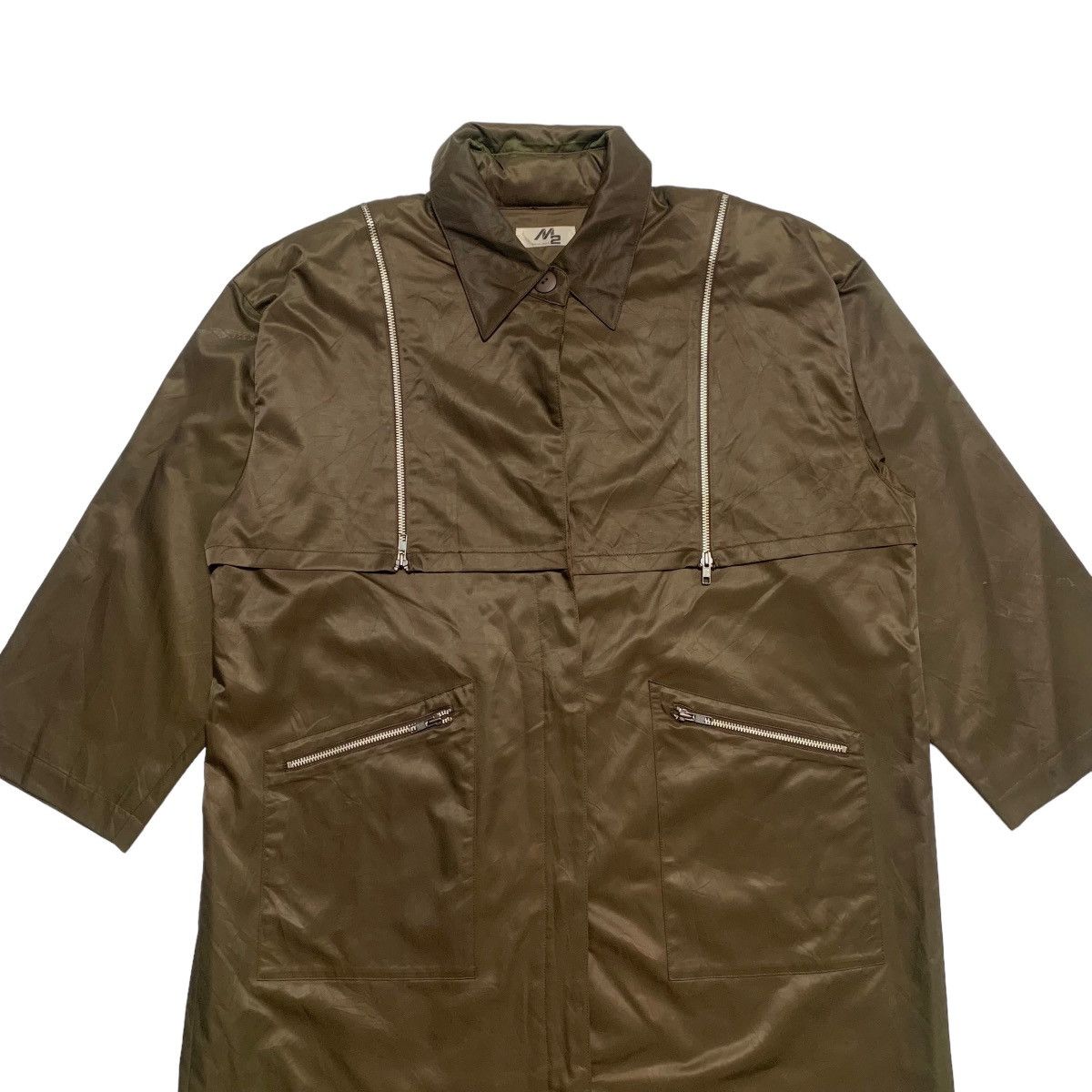 Japanese Brand Japanese Brand M2 Zipper Design Coat Size L / US 10 / IT 46 - 4 Thumbnail