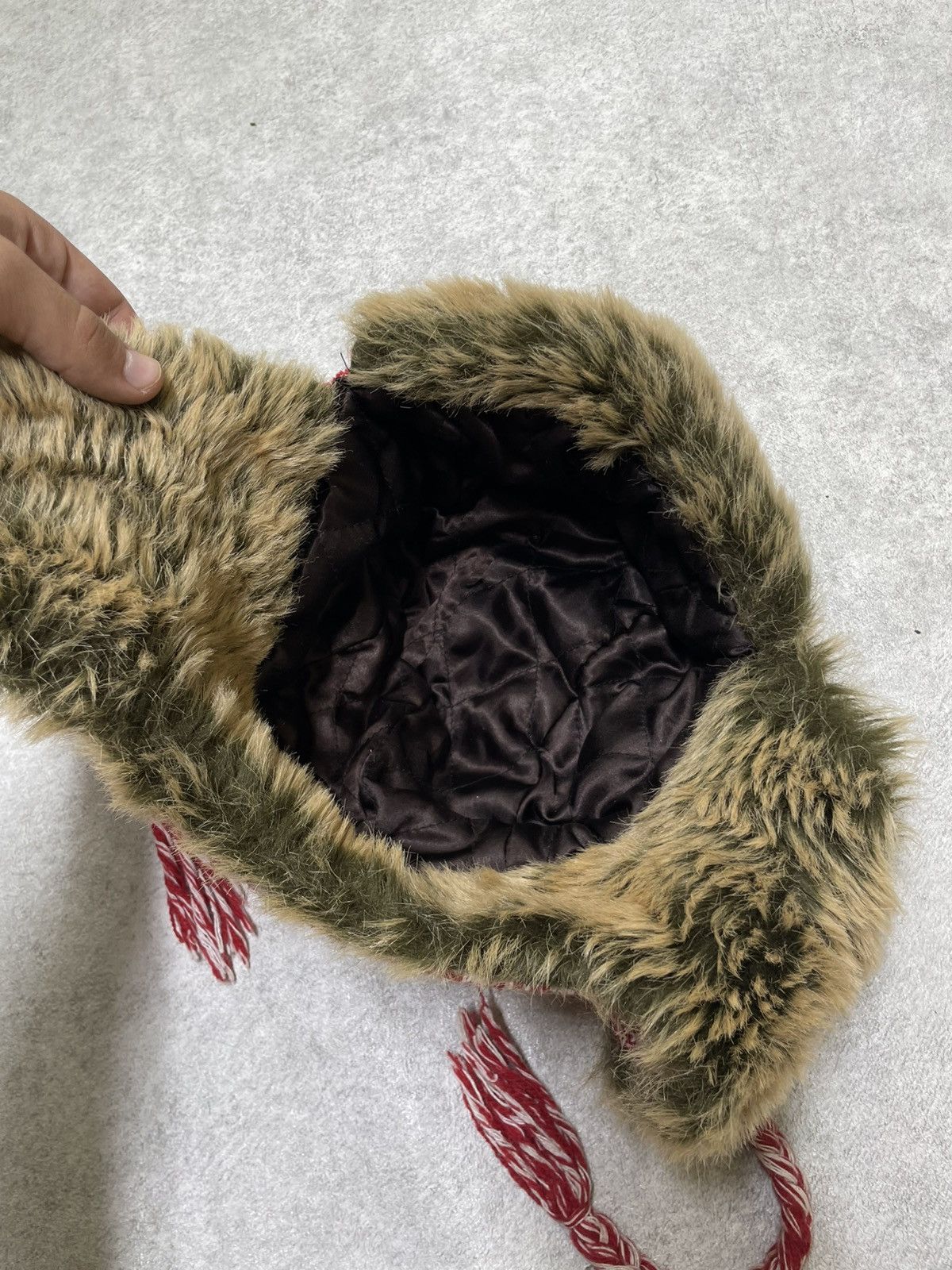 If Six Was Nine X2 Hat Y2K Vintage Nordic Trapper With Faux Fur Lining Size ONE SIZE - 9 Thumbnail