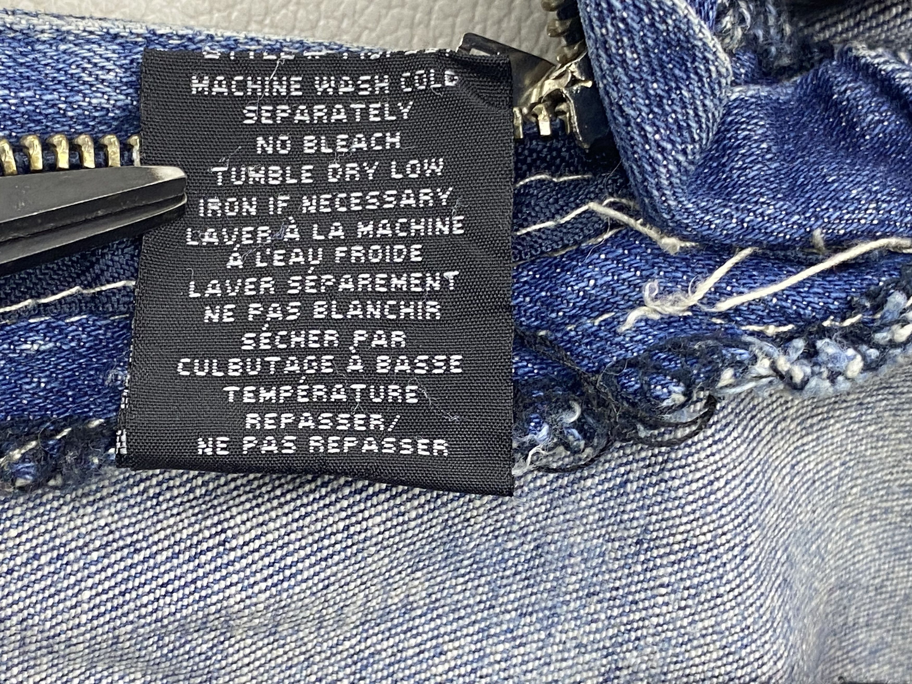 Japanese Brand Seduction FD Denim Flare Jeans Size 27" / US 4 / IT 40 - 10 Thumbnail