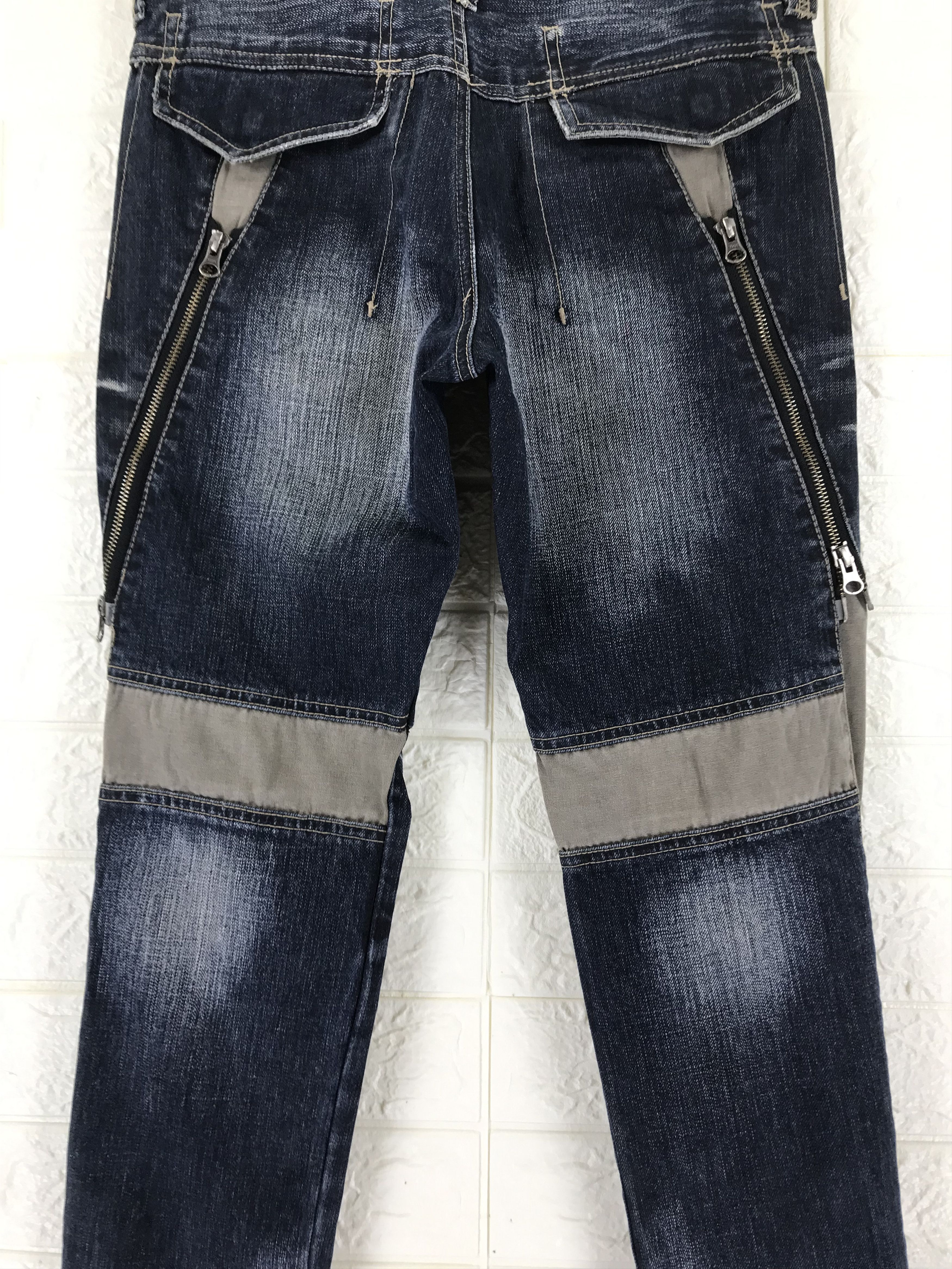 PPFM PPFM Tactical Pocket Zipper Design Jeans Size US 30 / EU 46 - 9 Thumbnail