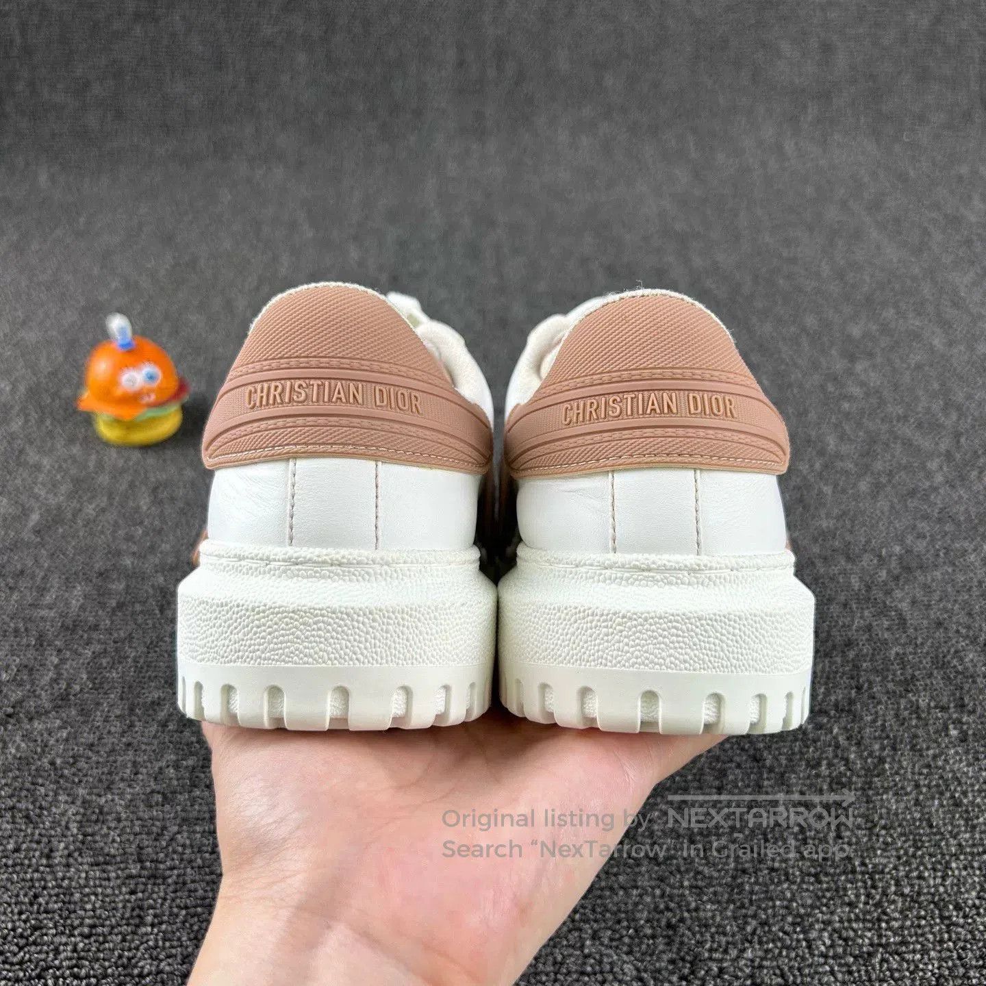 Dior dior pink and white shell toe sneakers. Size US 5 / IT 35 - 5 Thumbnail